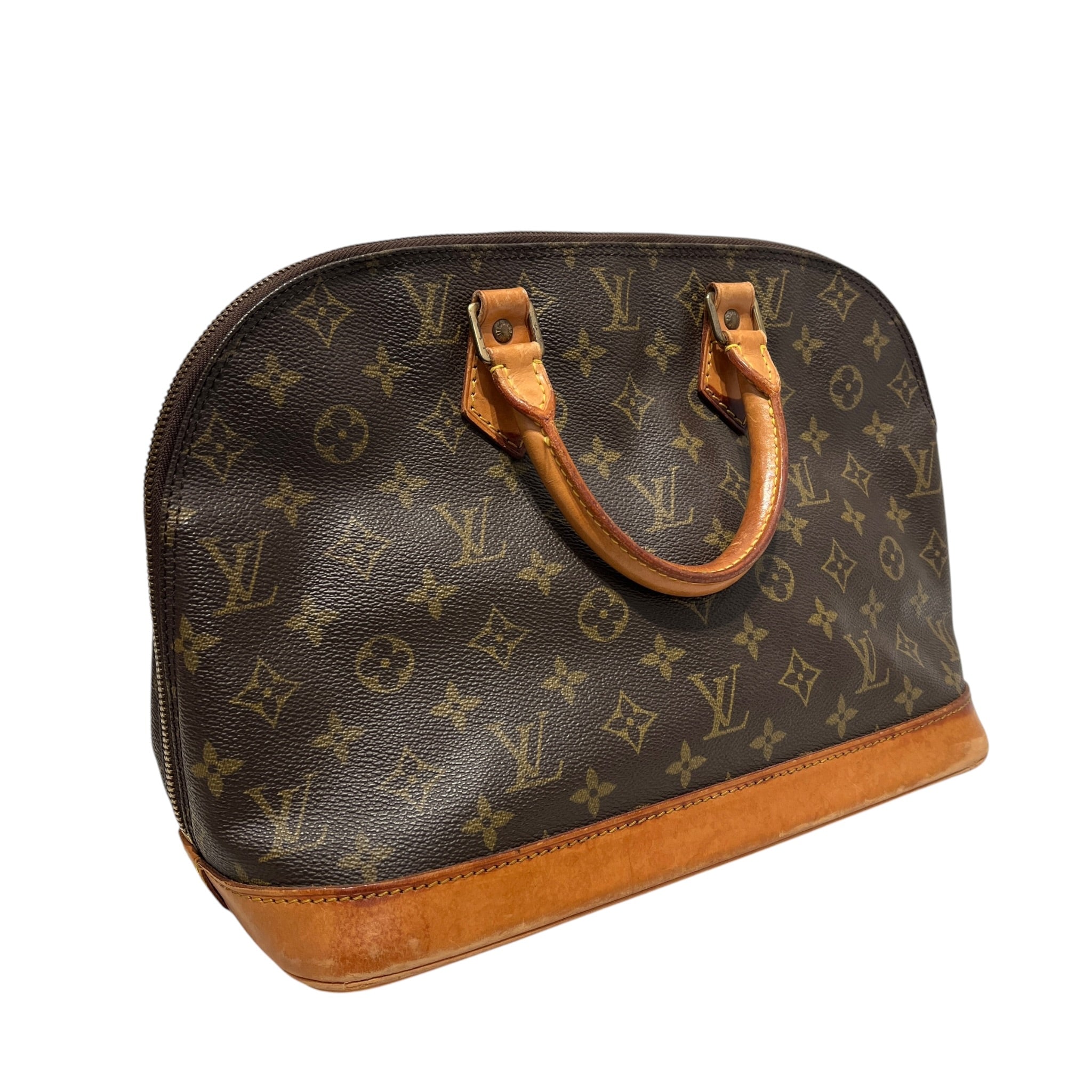 LOUIS VUITTON/Hand Bag/Leather/BRW/alma view 10