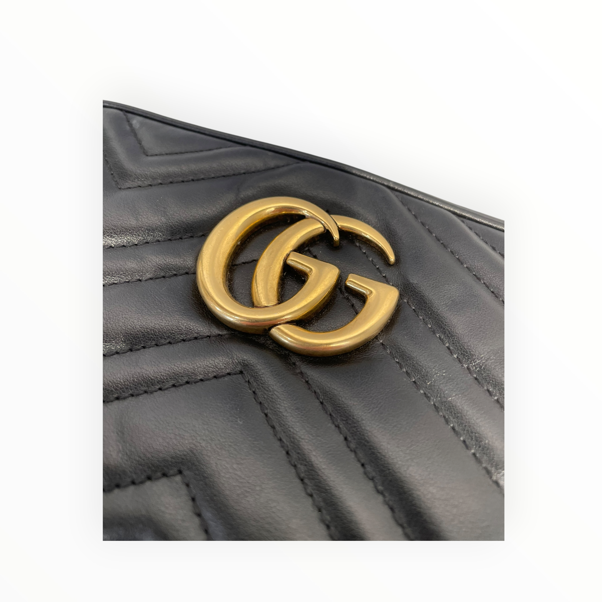 GUCCI/Hand Bag/Leather/BLK/Marmot Small view 8