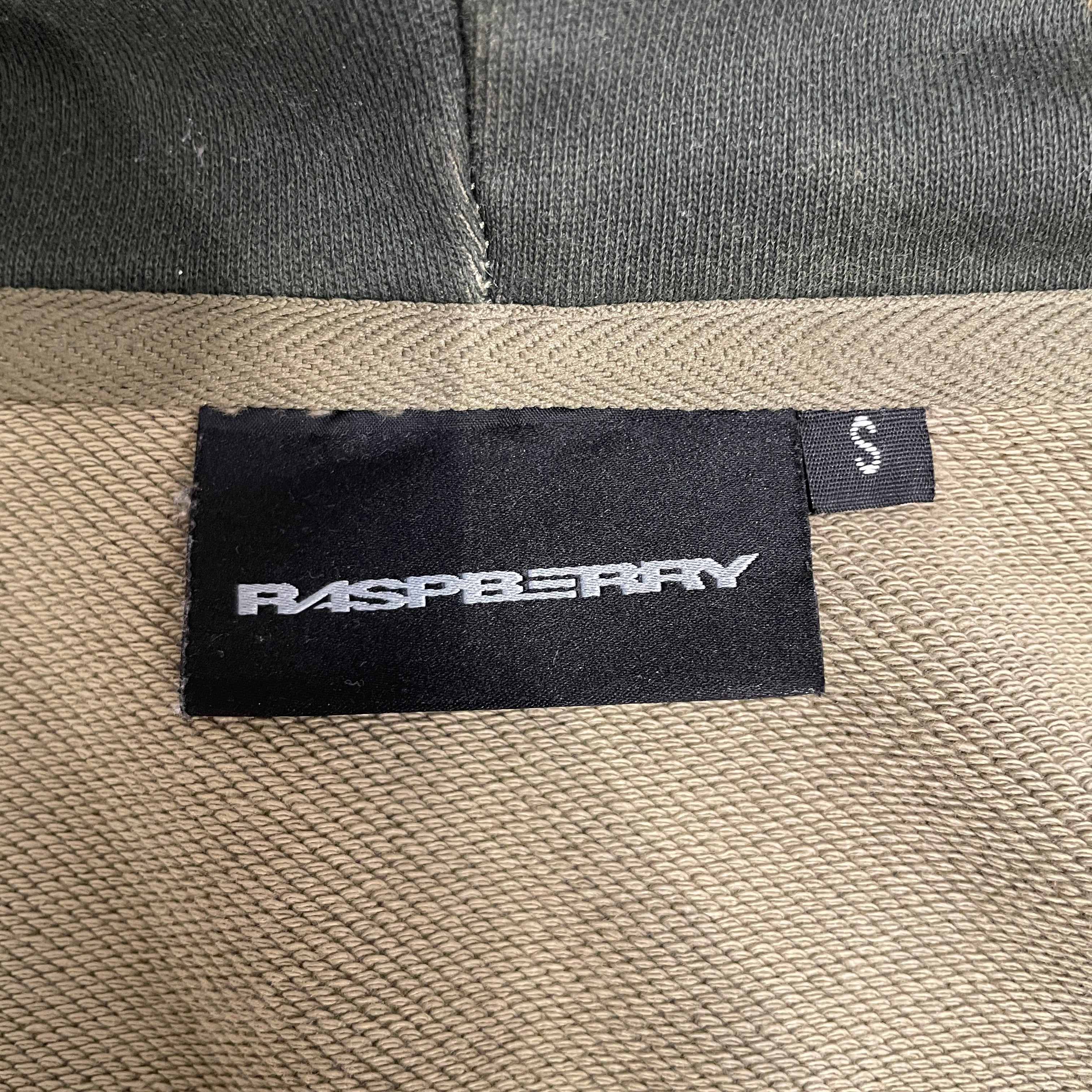 Raspberry Hills/Zip Up Hoodie/S/Camouflage/Cotton/GRN/RSP LEFT BREAST view 3