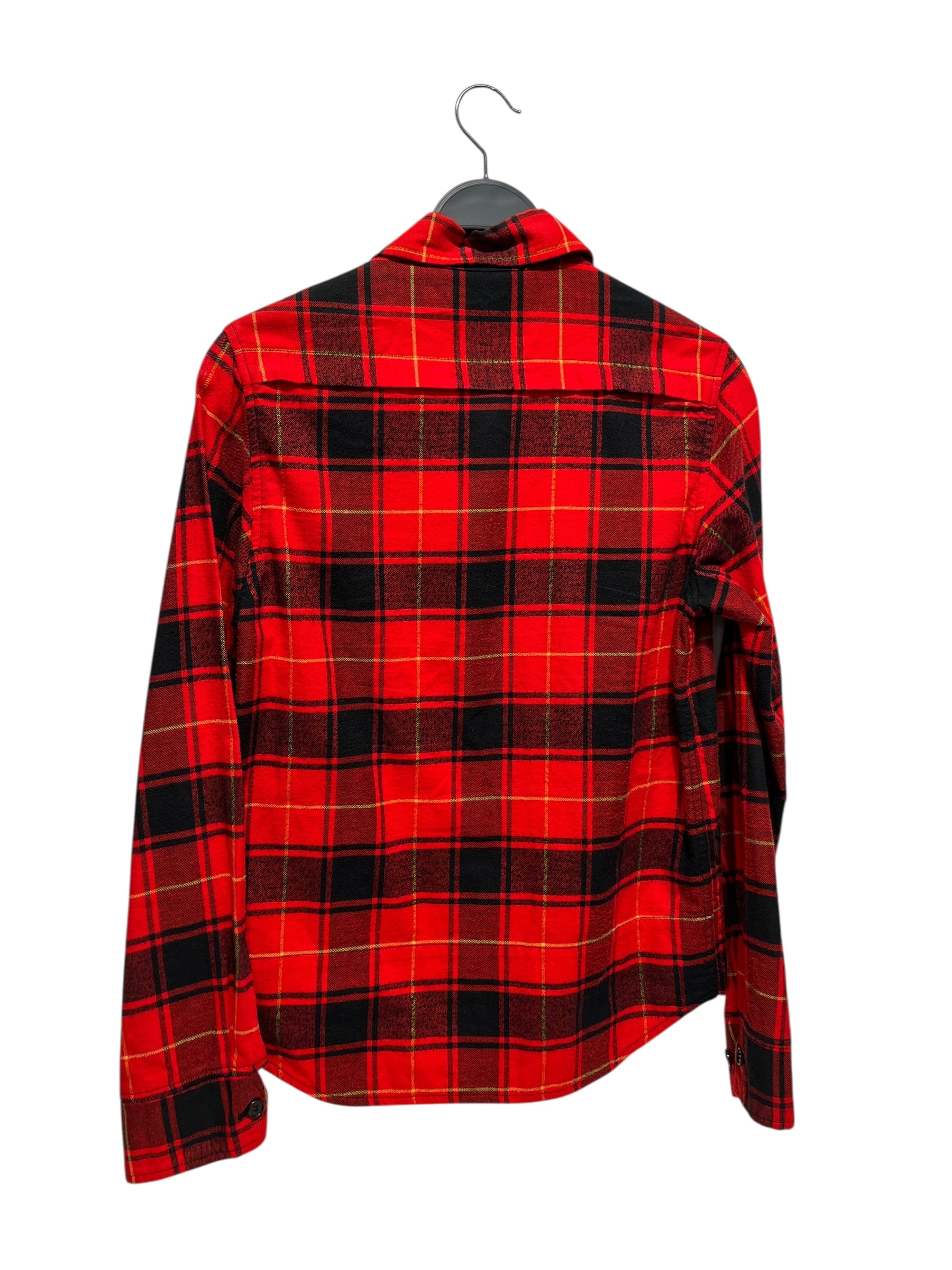 CABANE de ZUCCa/Jacket/S/Wool/RED/Plaid/ZIPPER MIDDLE/POCKET ZIPPERS view 2