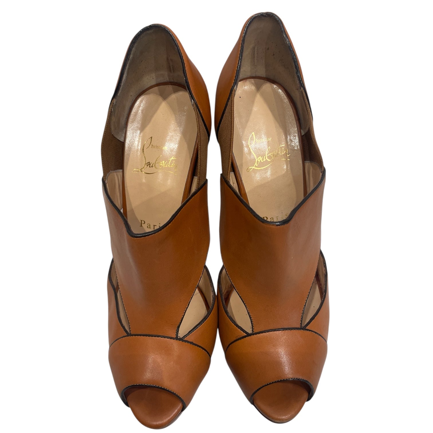 Christian Louboutin/Heels/EU 39/Leather/CML/HIGH-HEEL WOOD SOLE view 3
