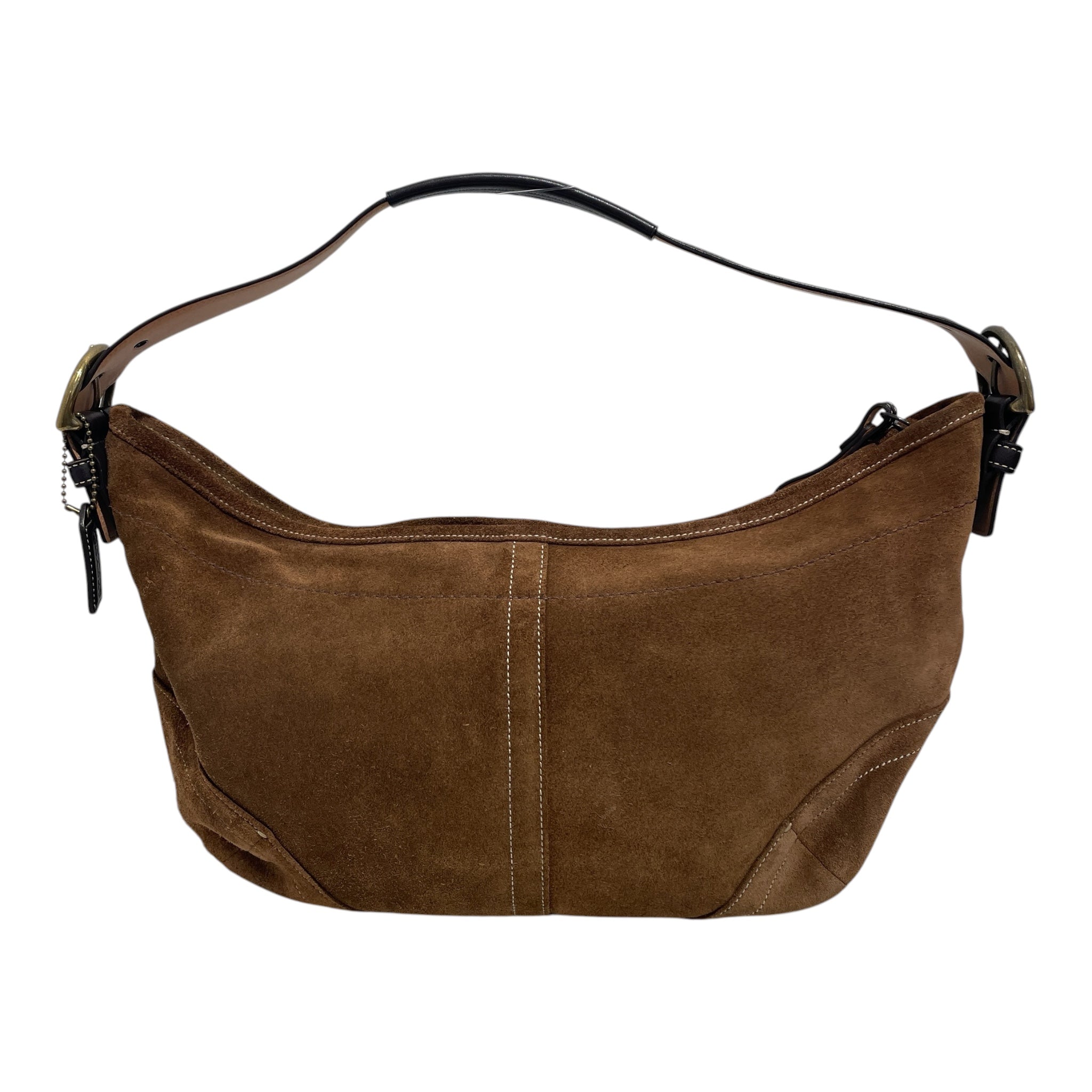 COACH/Hand Bag/Suede/BRW/9504 - Suede Hobo Bag view 1