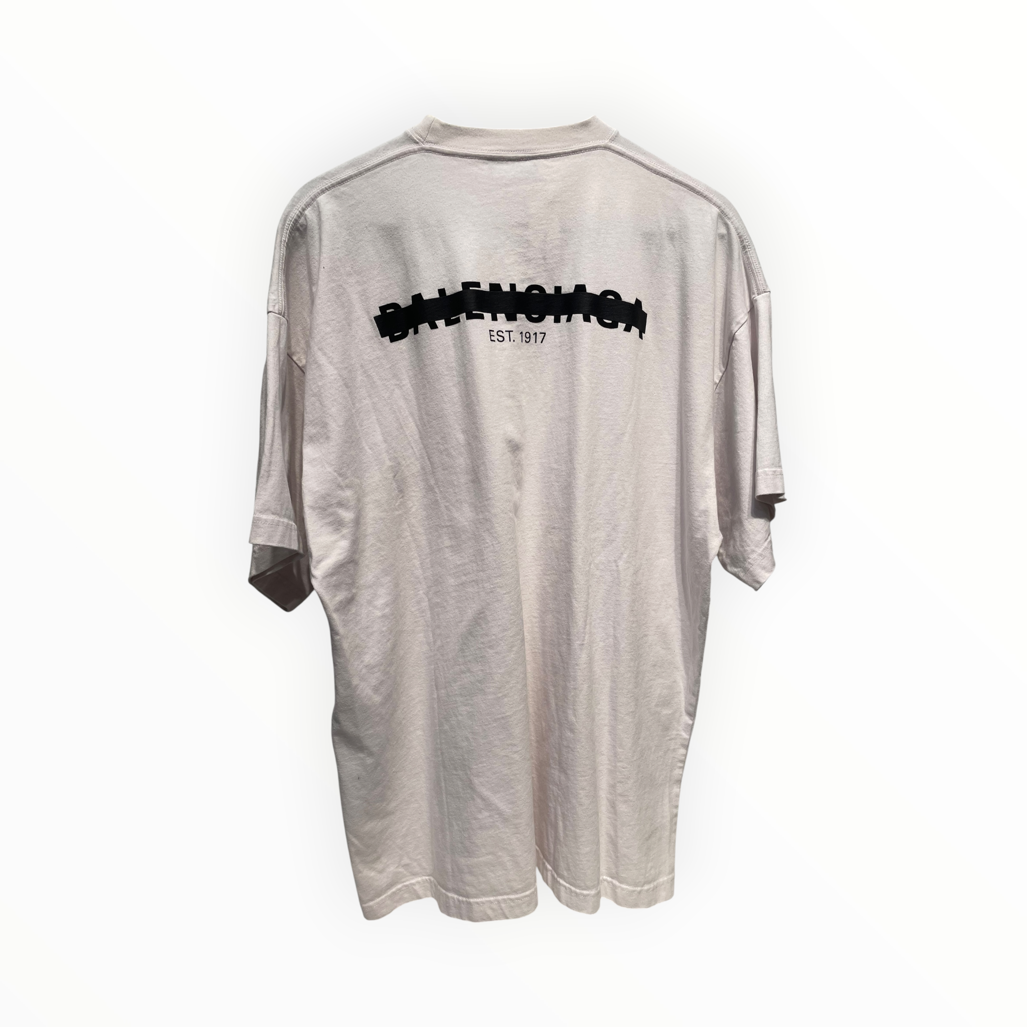 BALENCIAGA/T-Shirt/2/Cotton/WHT/CROSSED OUT TEE view 2