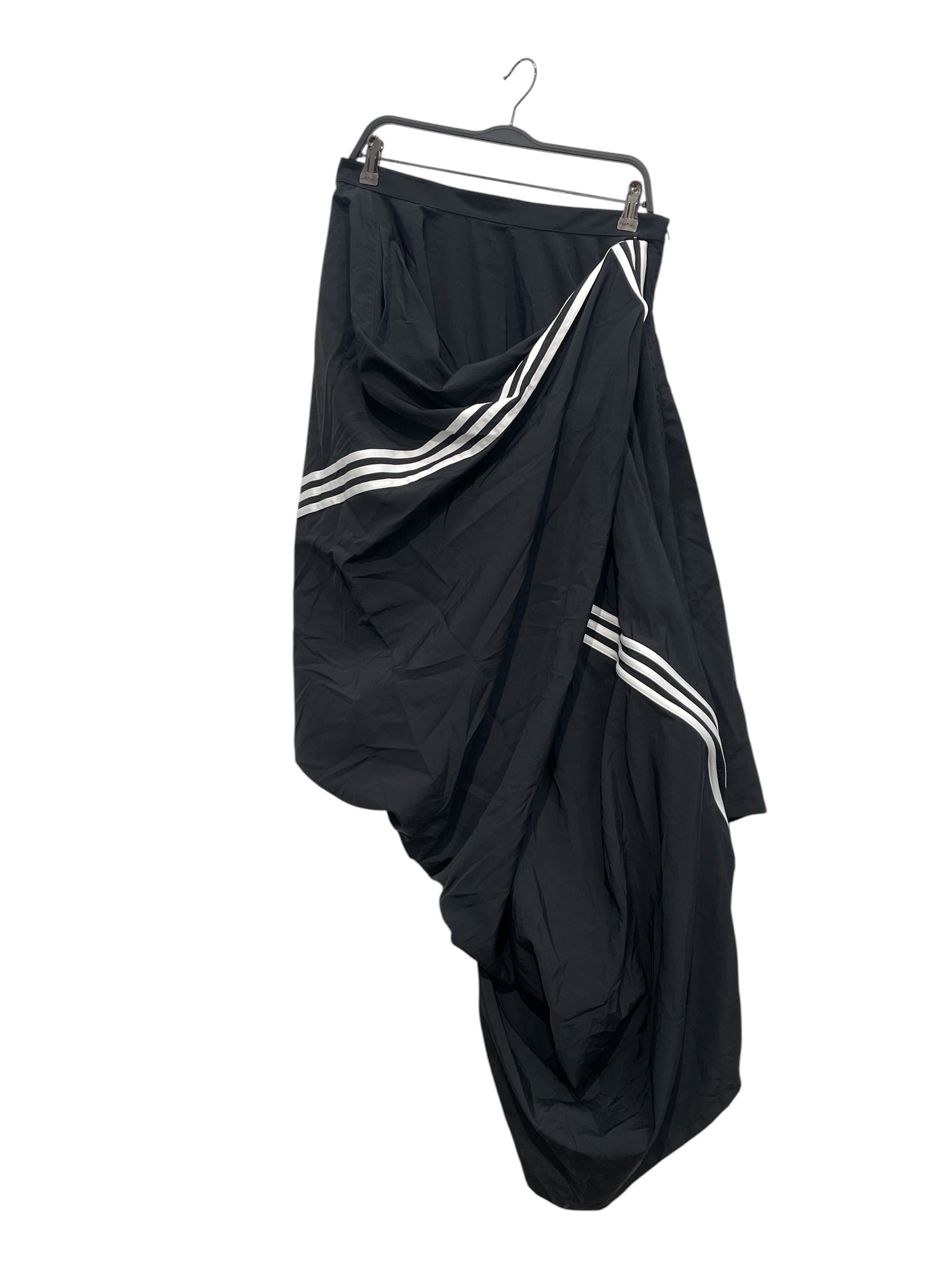 Y-3/adidas/Long Skirt/L/Stripe/Polyester/BLK/WIRED STRUTURE view 1