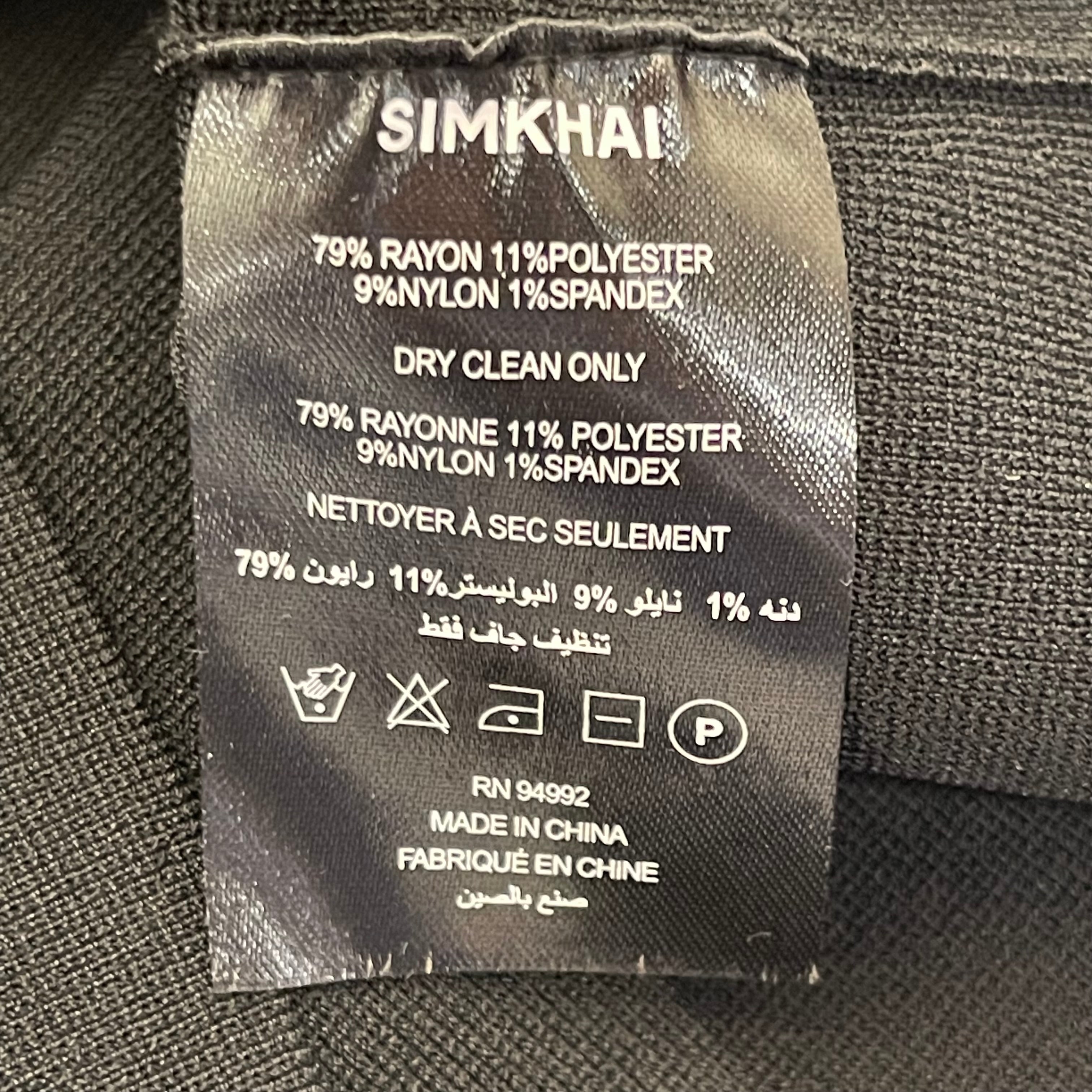 JONATHAN SIMKHAI/Shirt/XL/Rayon/BLK/ view 4
