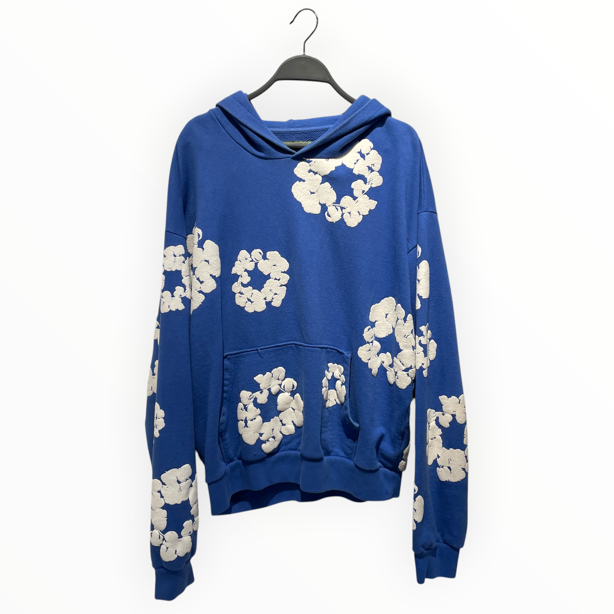 DENIM TEARS/Hoodie/XL/Cotton/BLU/ view 1