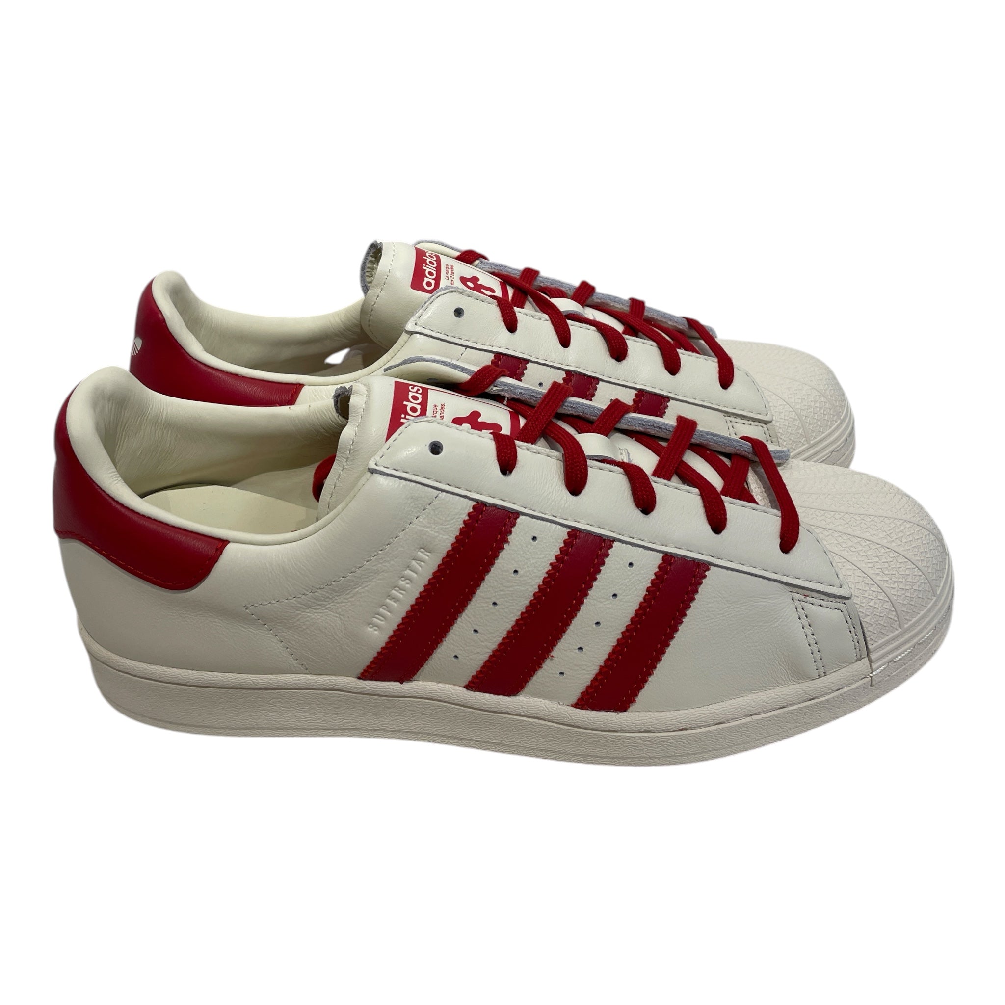adidas/BY AVAVAV SUPERFINGER SUPERSTAR/Low-Sneakers/US 11/Leather/RED/JP7142 view 3