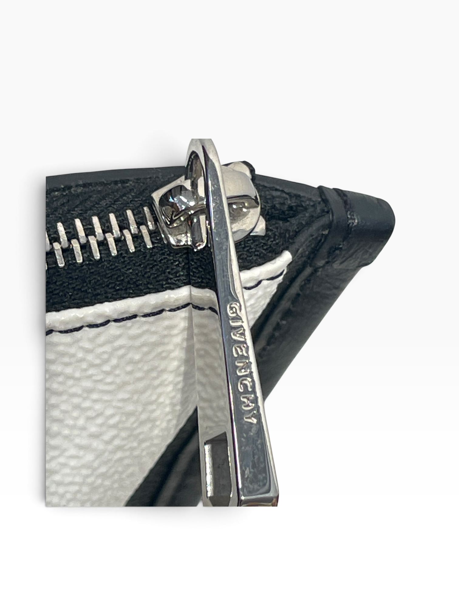 GIVENCHY/Pouch/Stripe/Leather/BLK/ view 3