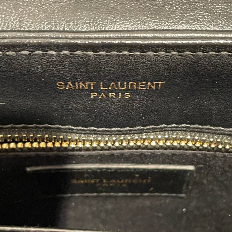 YVES SAINT LAURENT/Cross Body Bag/Leather/BLK/