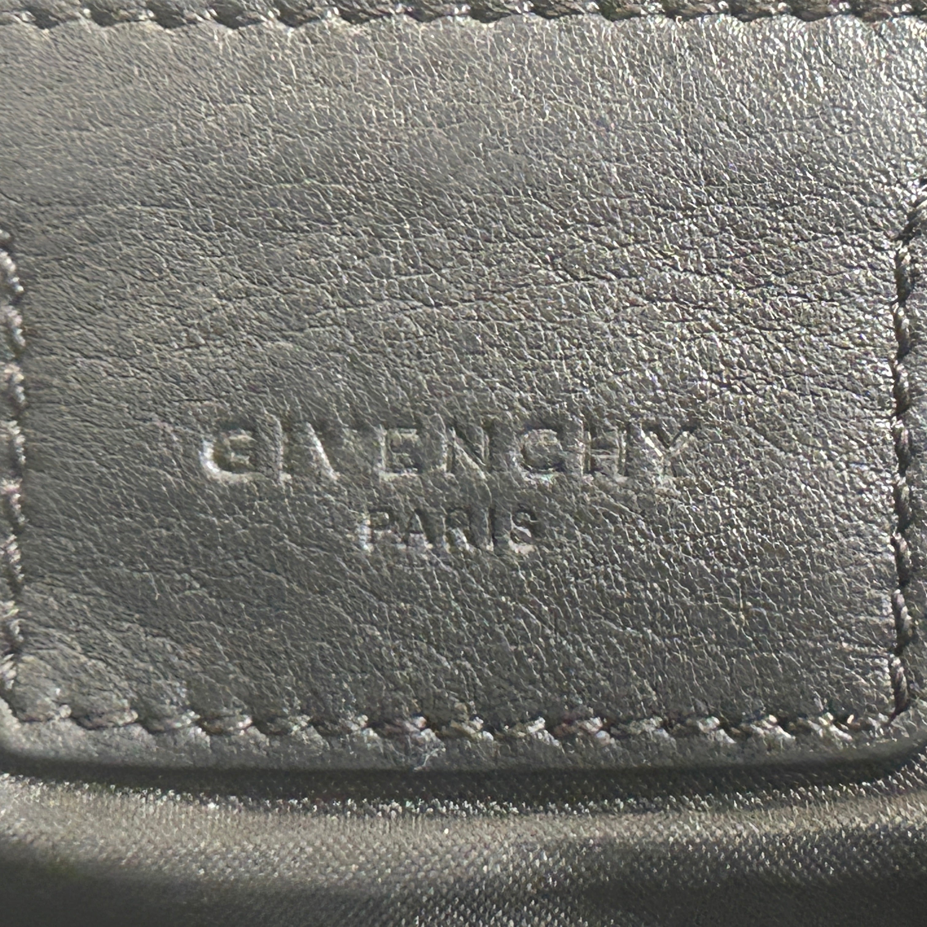 GIVENCHY/Backpack/Nylon/BLK/logo on front pocket view 4