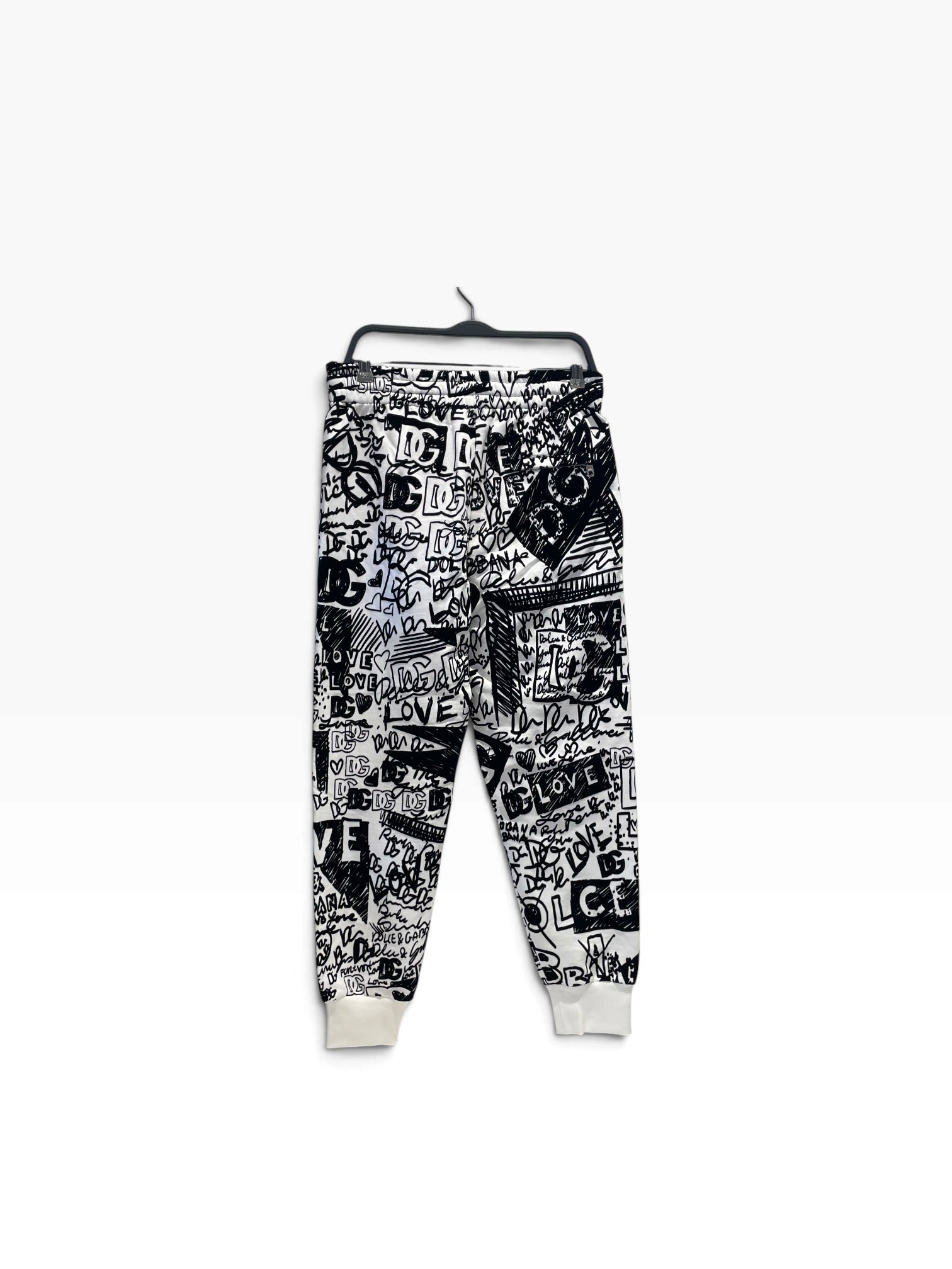 DOLCE&GABBANA/Pants/44/Cotton/WHT/All Over Print/GRAFFITI view 2