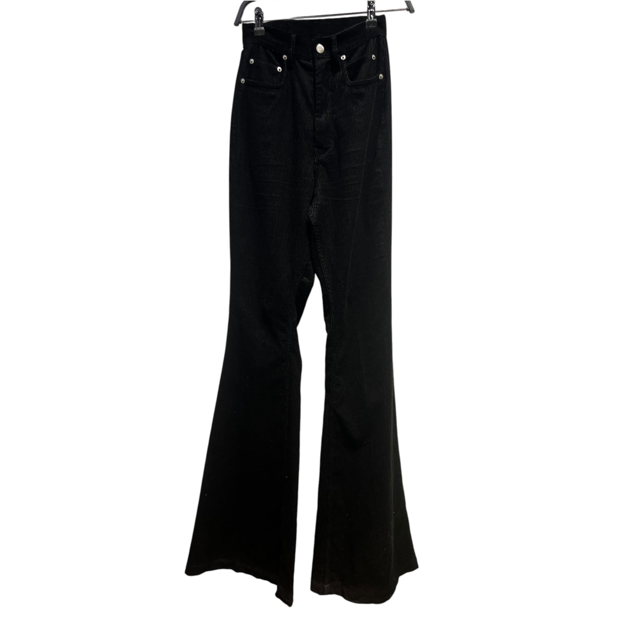 Rick Owens/Bootcut Pants/2/Corduroy/BLK/ view 1