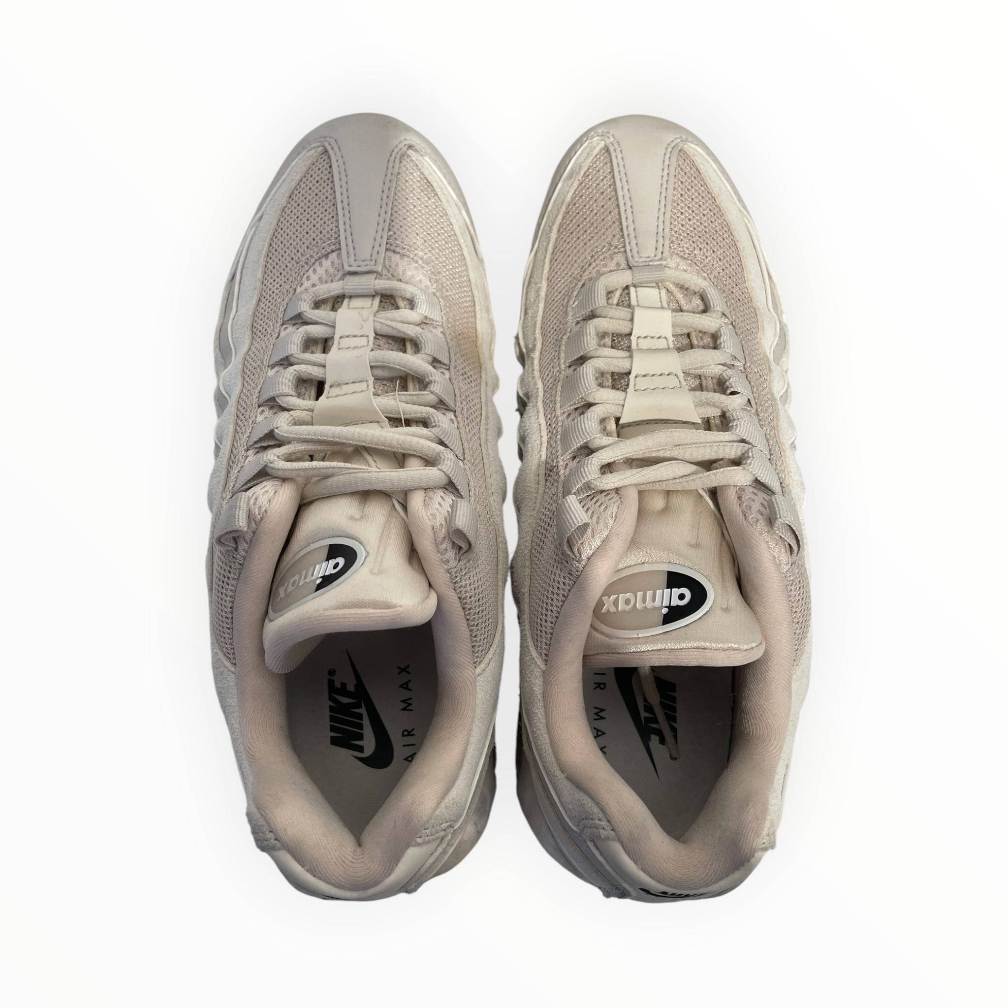 NIKE/AIR MAX 95 LIGHT/Low-Sneakers/US 9/Leather/CRM/IB6396-101 view 3