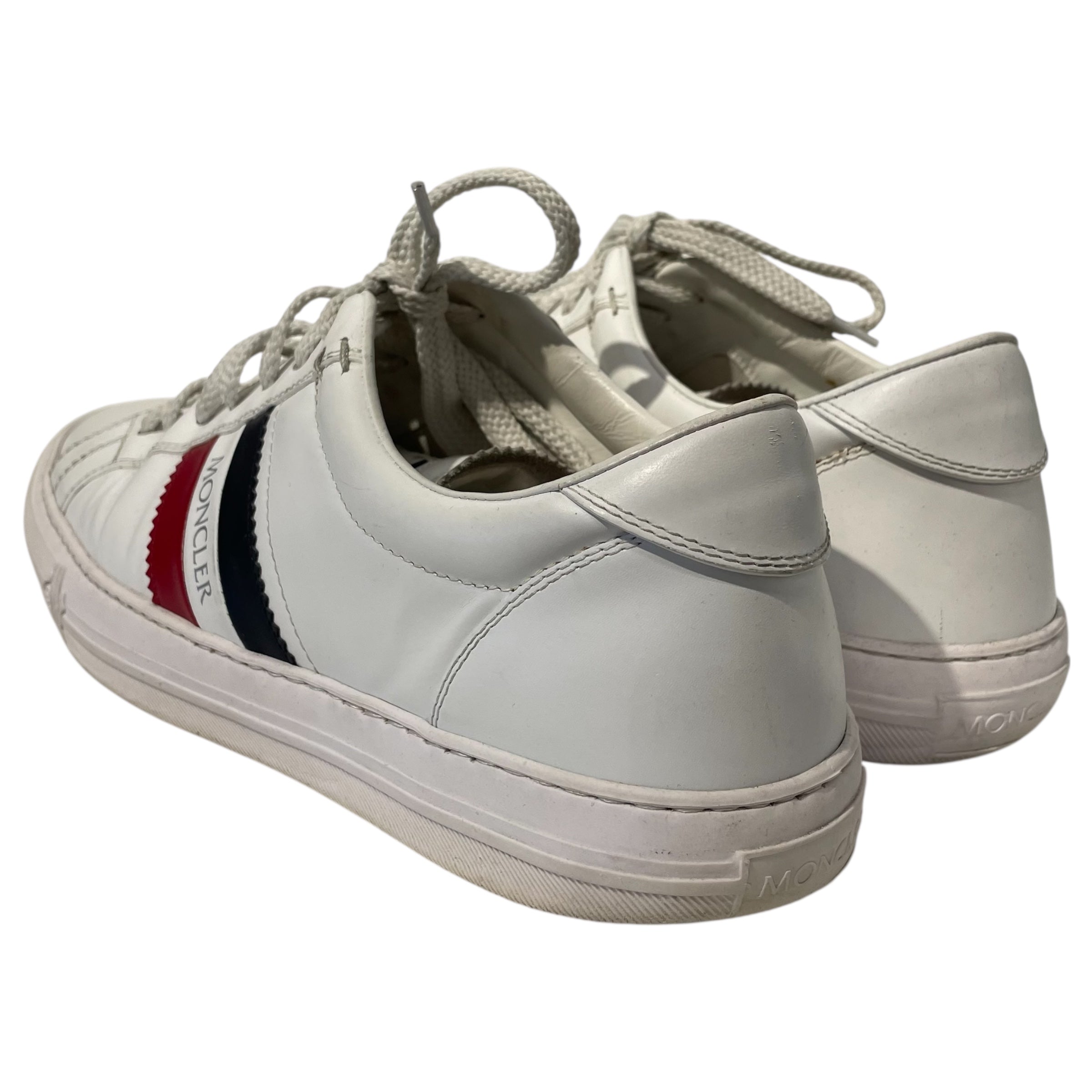 MONCLER/Low-Sneakers/EU 44/Leather/WHT/ view 2