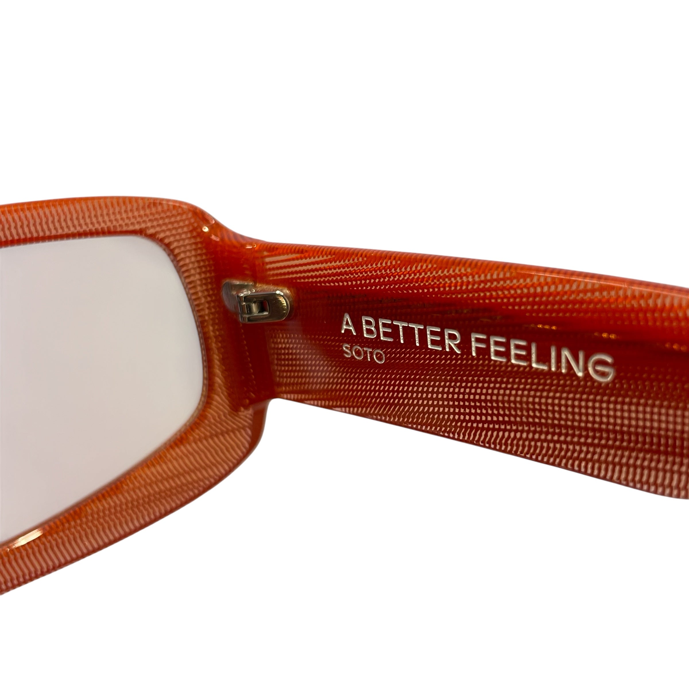 A BETTER FEELING/Sunglasses/Plastic/ORN/SEE THROUGH, ORNG SPECLES view 3