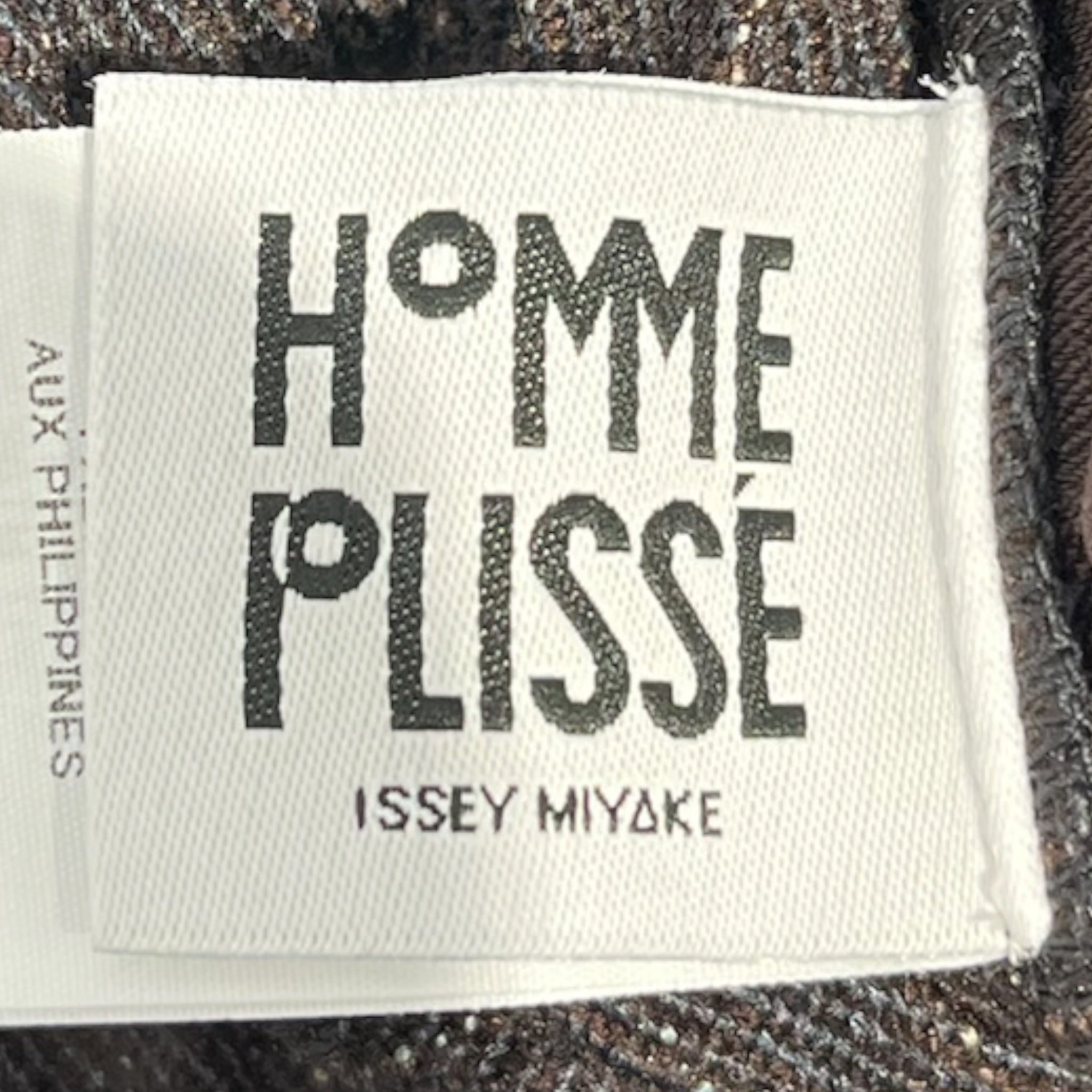 ISSEY MIYAKE/Pants/2/Polyester/BRW/pleated baby blue cream stripe view 3