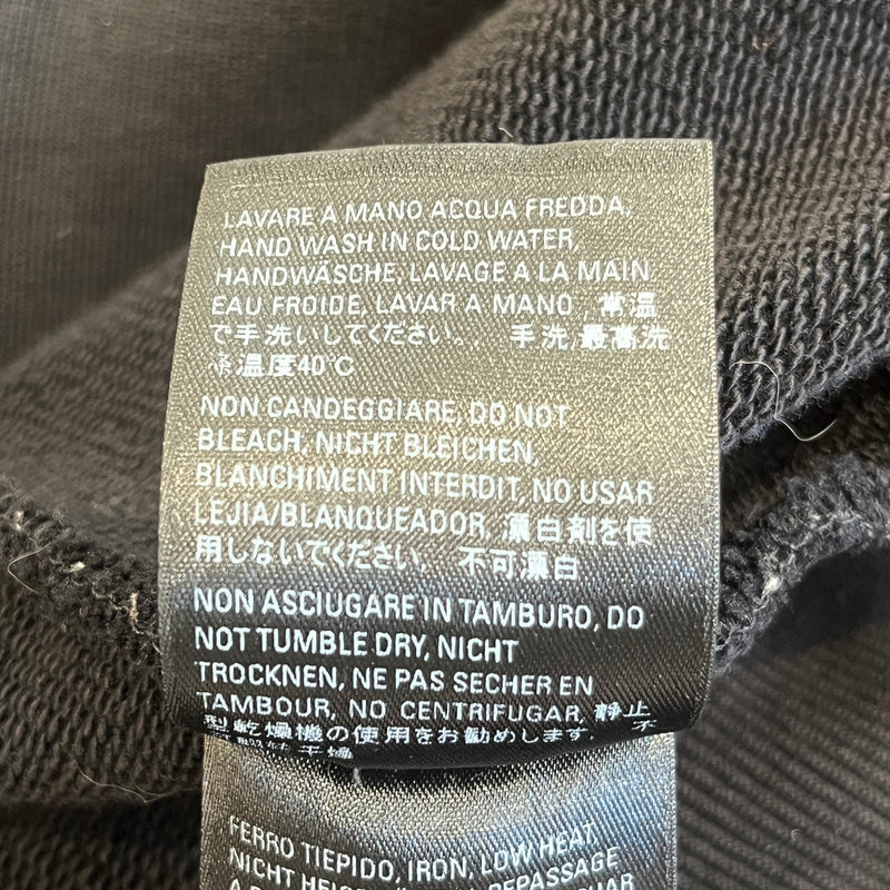 BALENCIAGA/Zip Up Hoodie/M/Graphic/Cotton/BLK/Mastercard Logo Hoodie