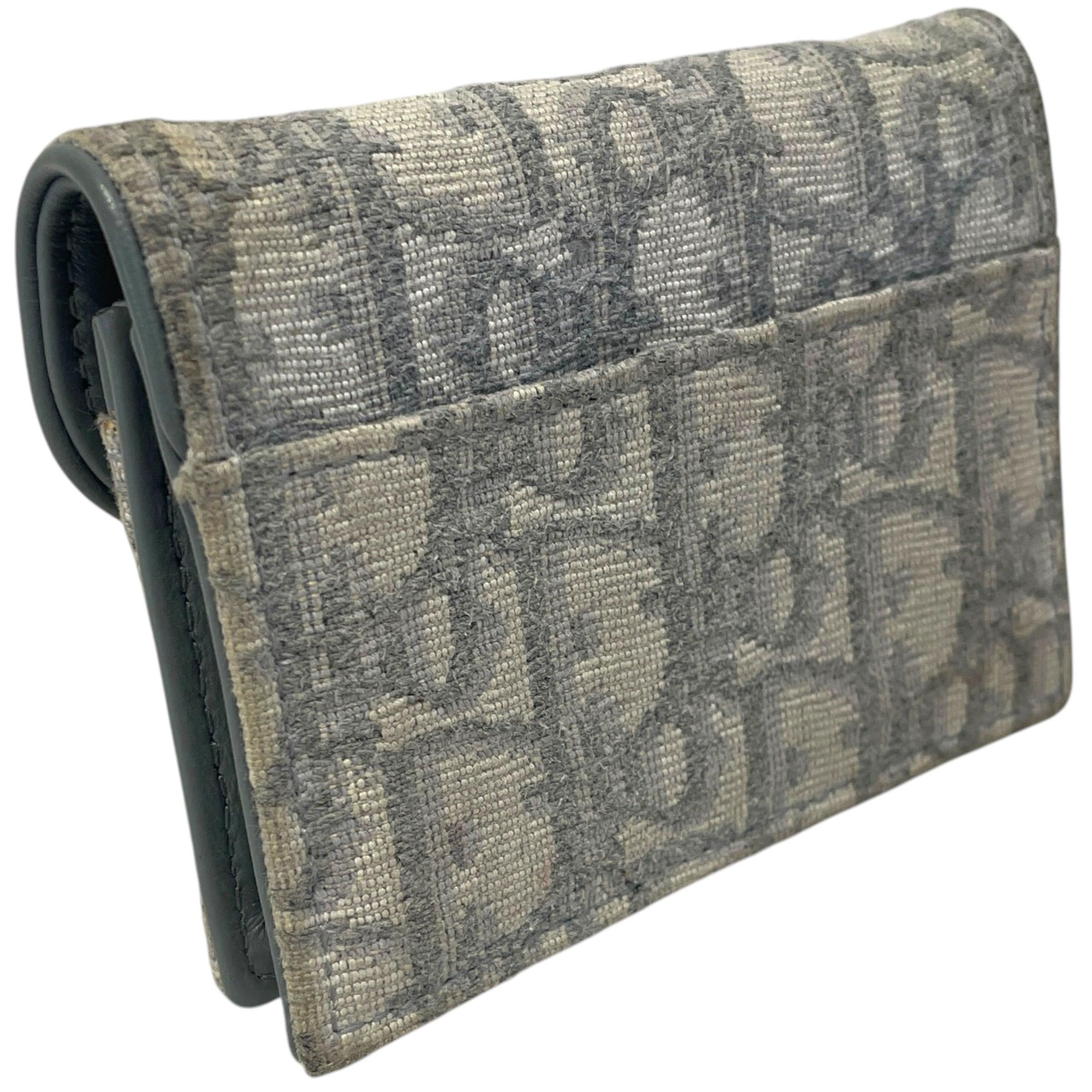 Christian Dior/Bifold Wallet/Monogram/GRY/ view 2