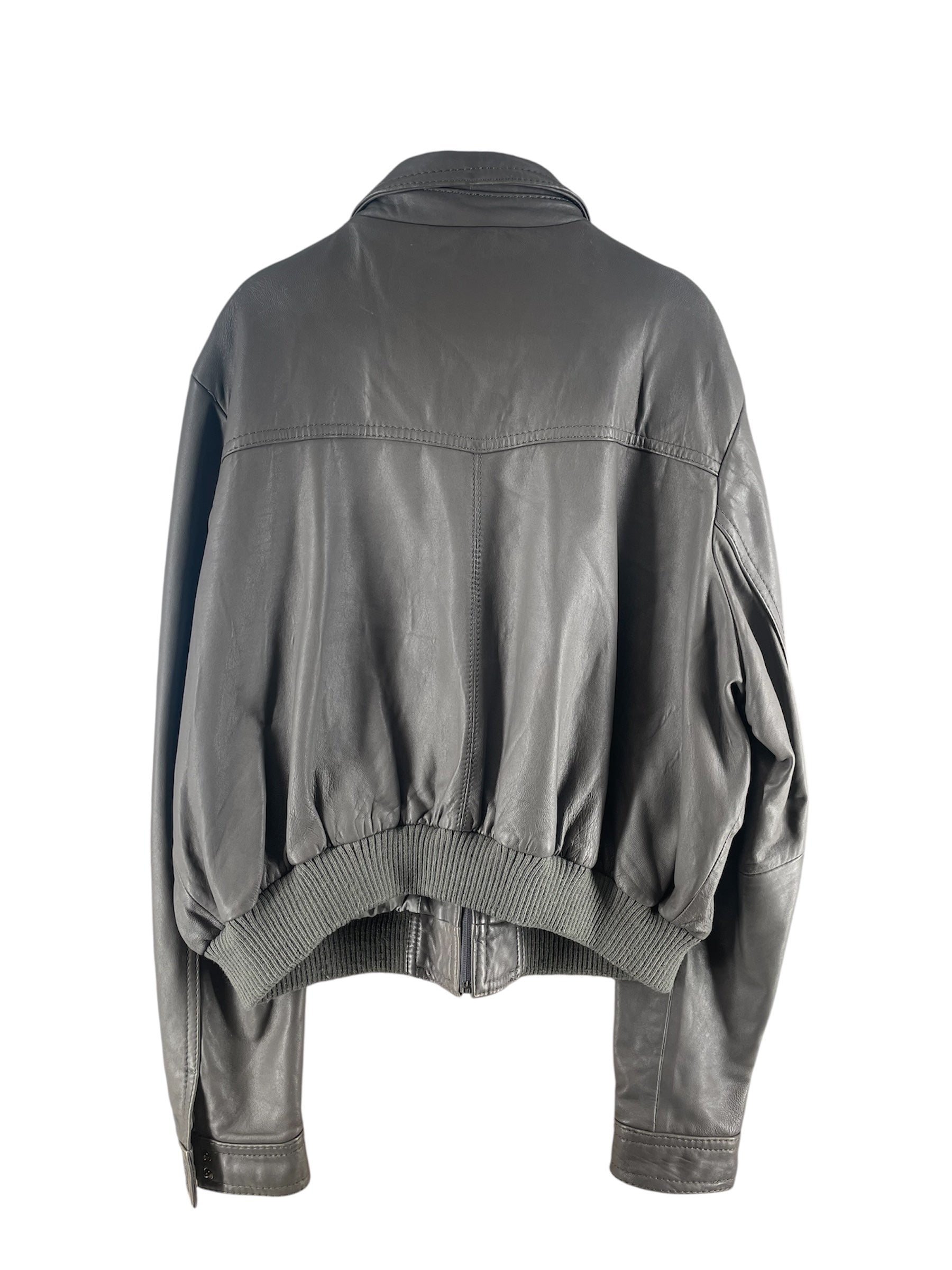 ROCCO TUSCANI/Leather Jkt/XXXXXL/Leather/GRY/ view 2
