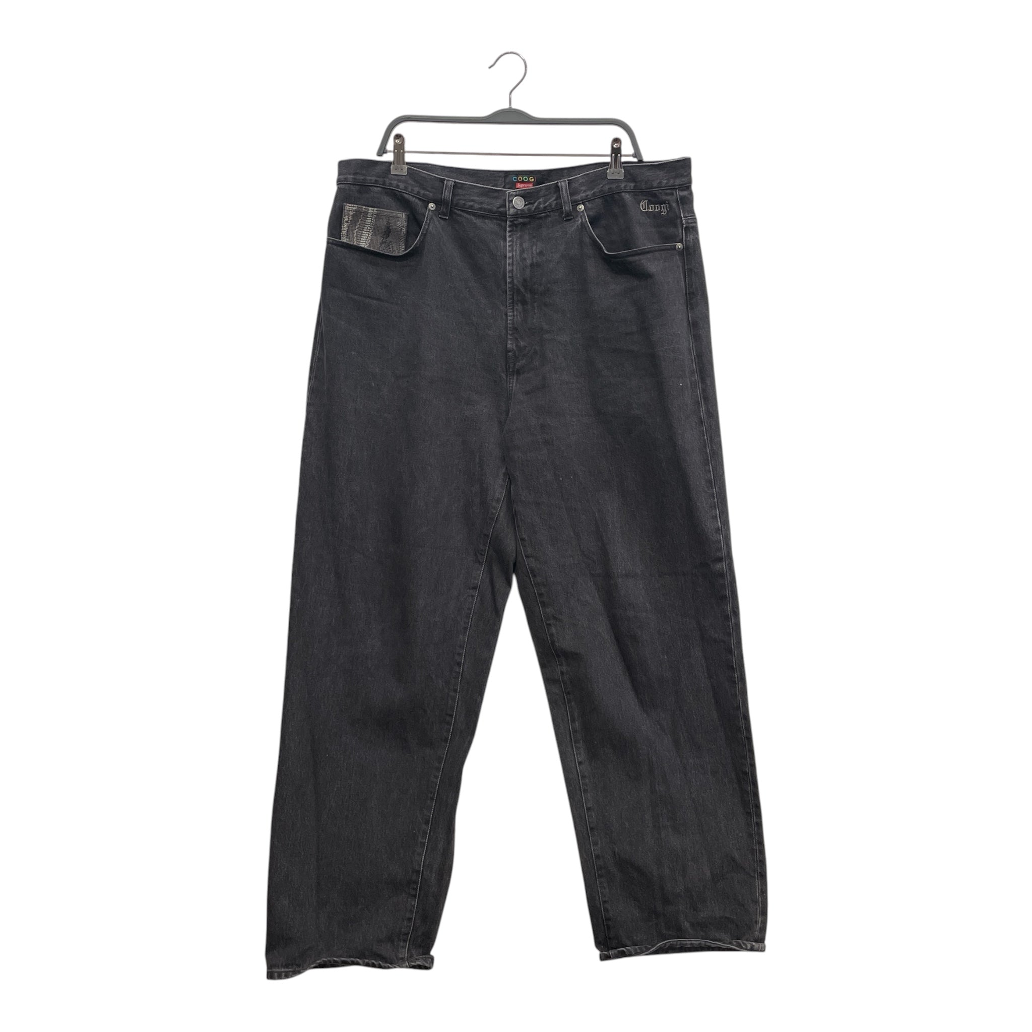 Supreme/COOGI/Pants/36/Denim/BLK/BACK FLORAL DESIGN view 1