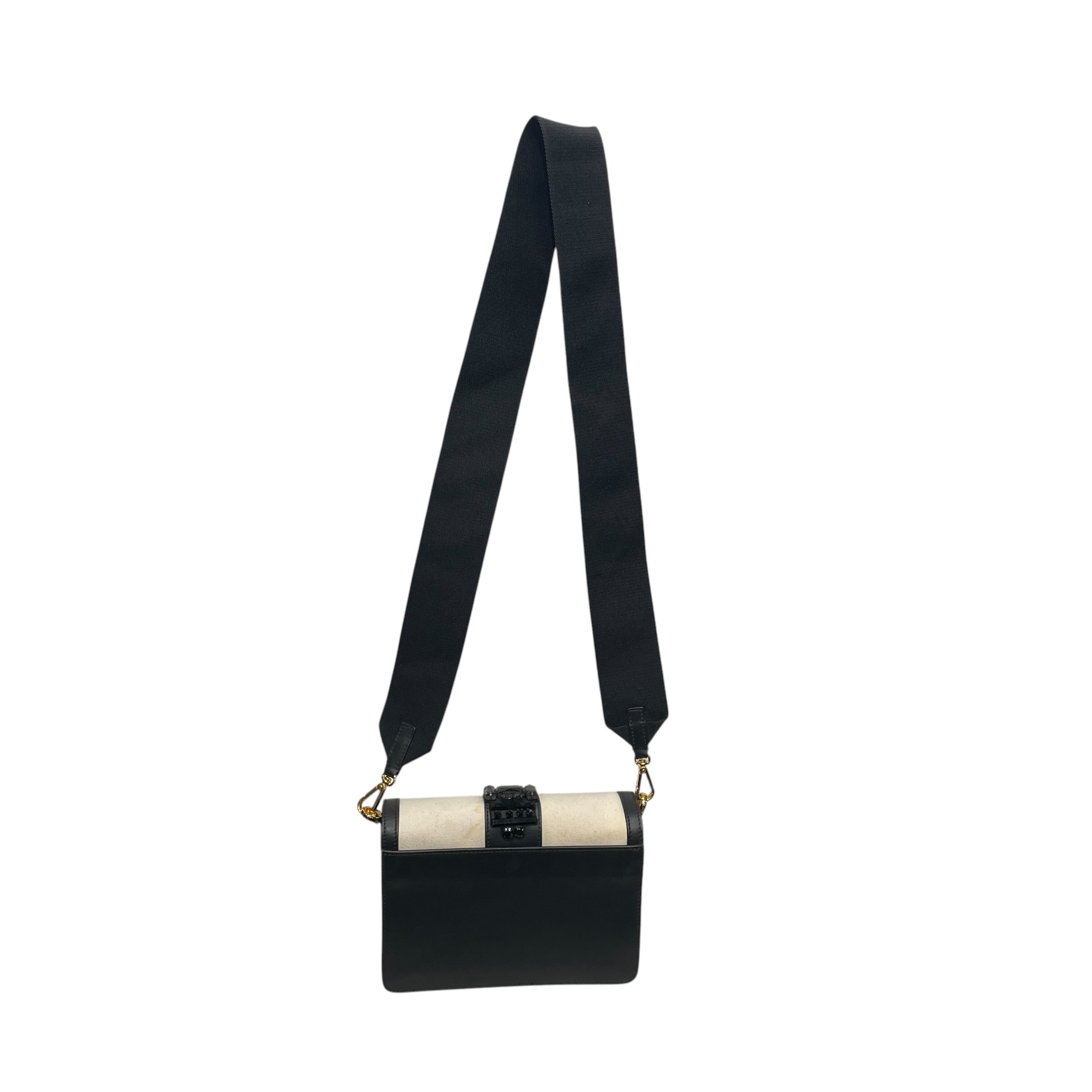 MARNI/Cross Body Bag/Cotton/WHT/BEADED TRUNK BAG view 2