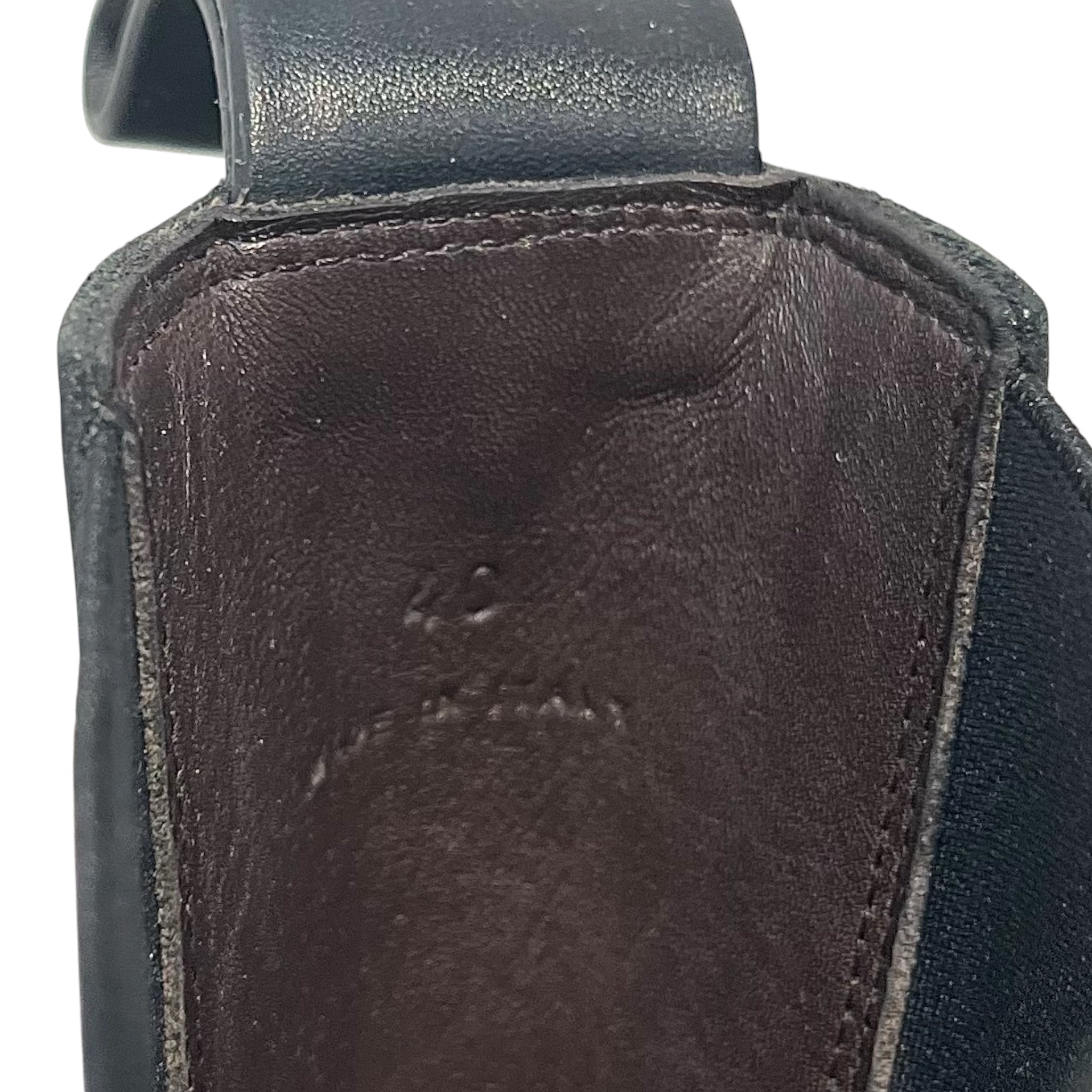 BOTTEGA VENETA/Chelsea Boots/EU 40/Leather/BLK/TIRE GRASS-GREEN CONTRAST SOLE view 6