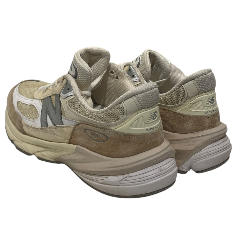 NEW BALANCE/Low-Sneakers/US 11.5/Suede/CRM/990v6