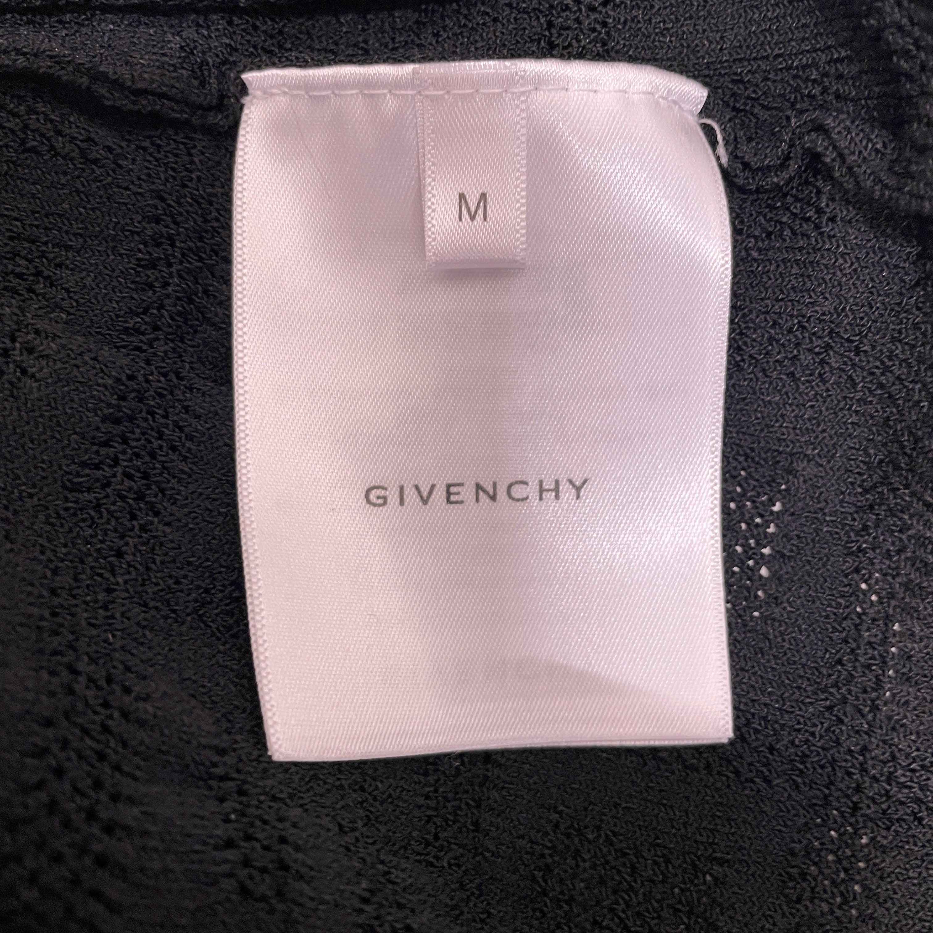 GIVENCHY/SL Blouse/M/Monogram/BLK/MESH VICOSE TANK TOP view 4
