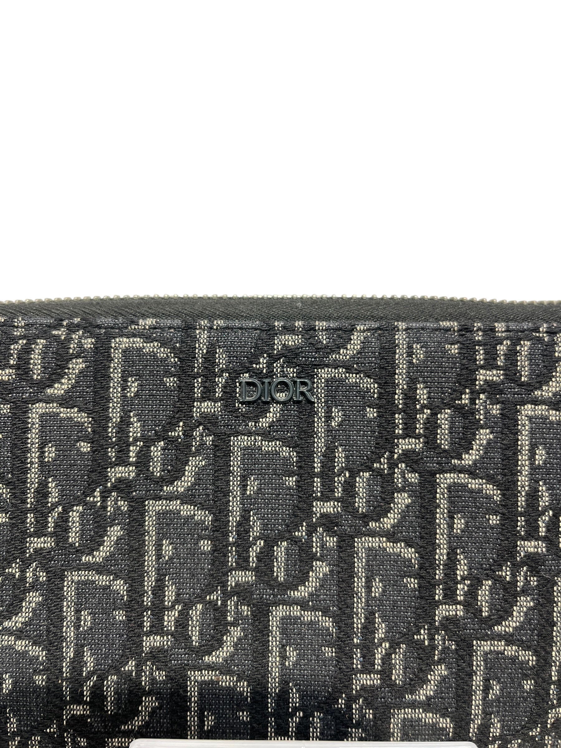 Christian Dior/Wallet/OS/Monogram/Cotton/GRY/monogram zip around view 5