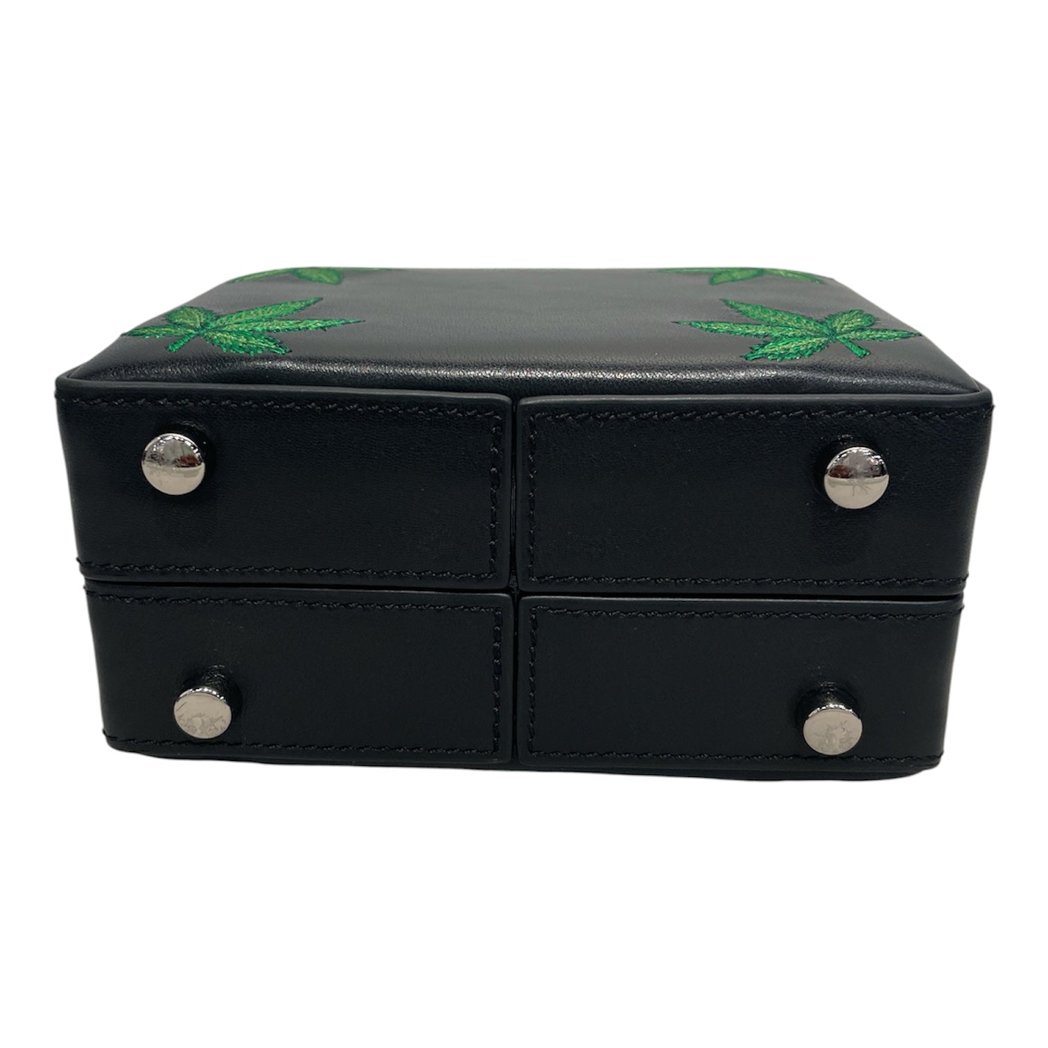 BRANDON BLACKWOOD/Cross Body Bag/Leather/BLK/420 mini trunk view 3