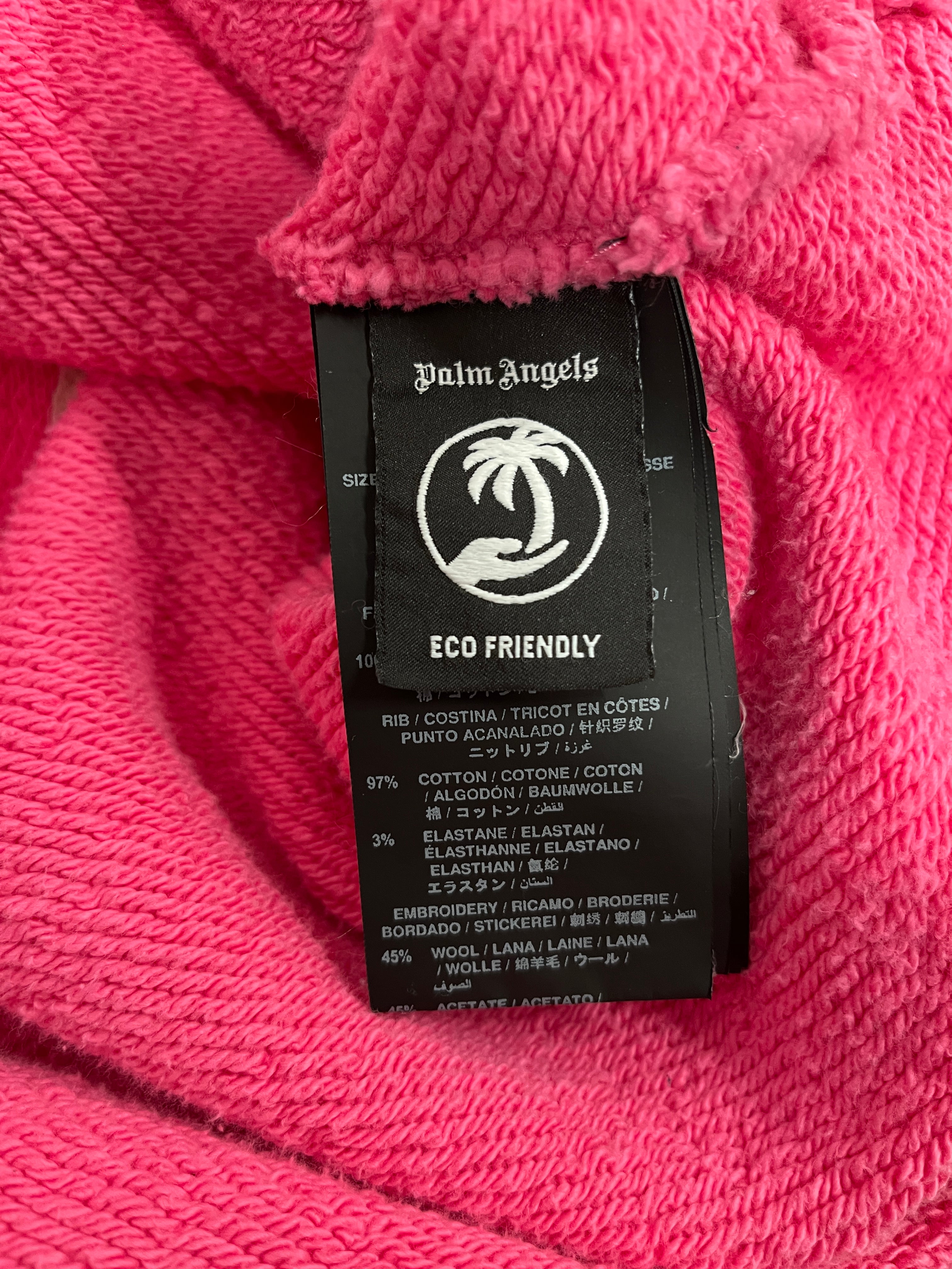Palm Angels/Hoodie/L/Graphic/Cotton/PNK/Pullover/SS23 TUFTED DECAP BEAR view 4