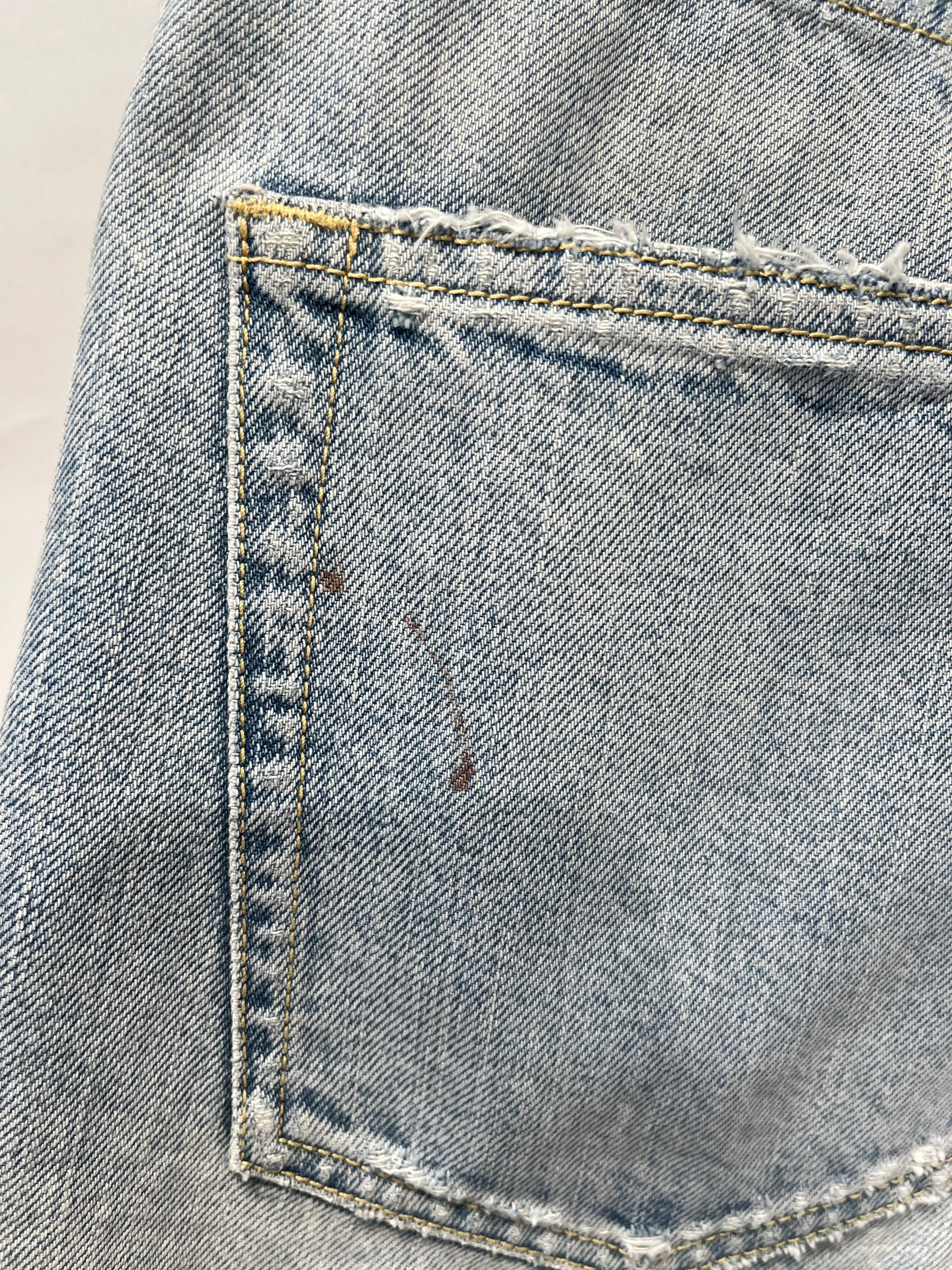GOLDEN GOOSE/Shorts/32/Denim/BLU/BUTTONS ON BOTH SIDES view 4