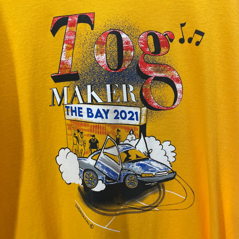 TOG MAKER/T-Shirt/M/Cotton/YEL/Graphic/THE BAY 2021