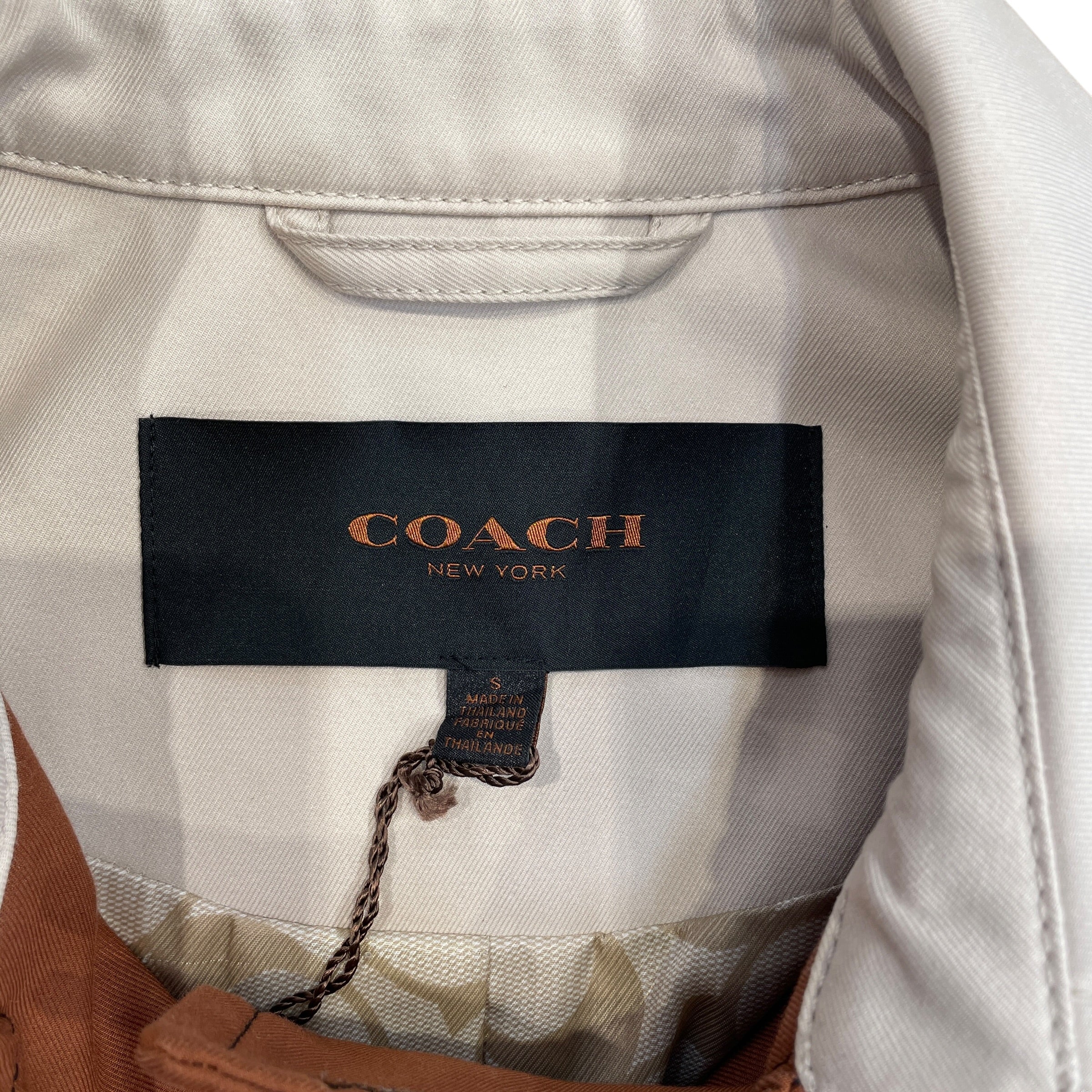 COACH/Trench Coat/S/Cotton/MLT/Double Breasted/Color Block Trench Coat view 3