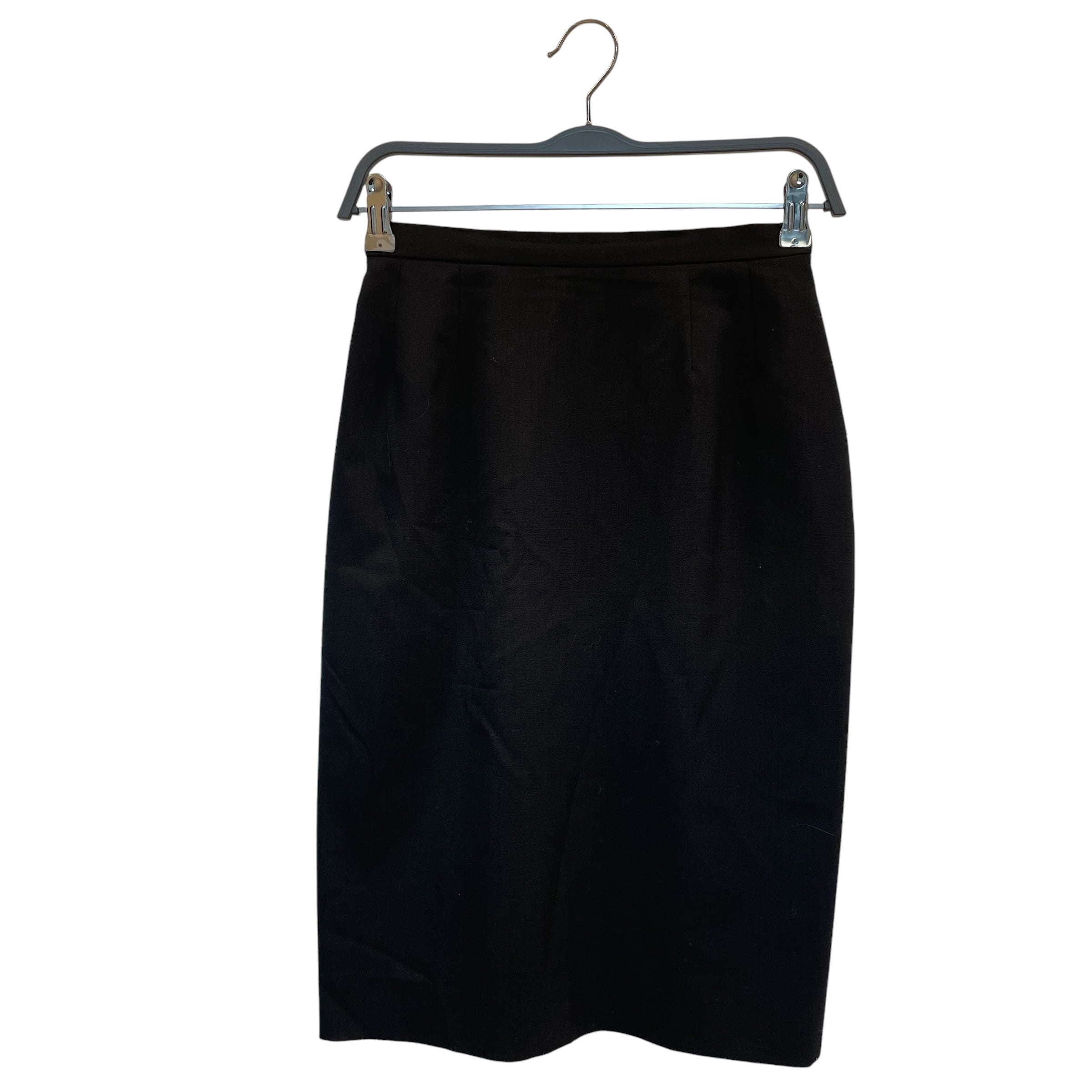 BALENCIAGA/Long Skirt/11/Cotton/BLK/BLACK MIDI SKIRT view 1