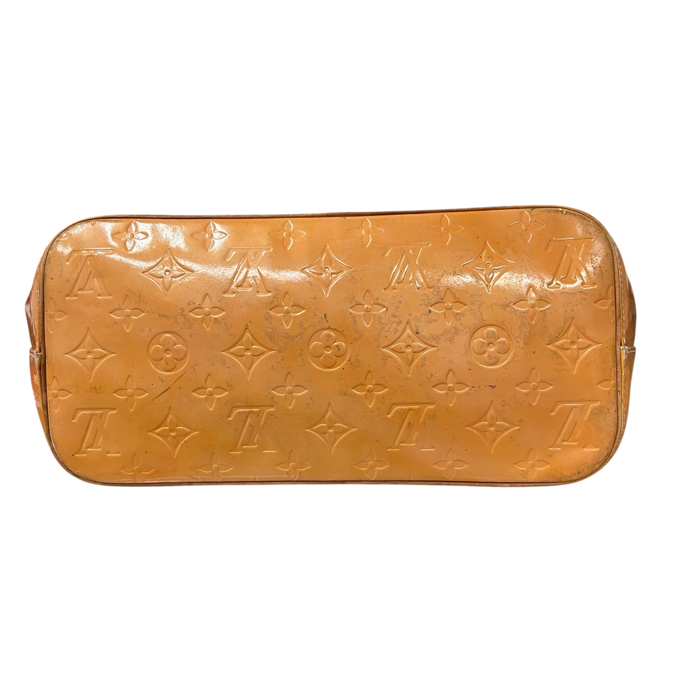 LOUIS VUITTON/Tote Bag/Monogram/Leather/YEL/Vernis Yellow view 5