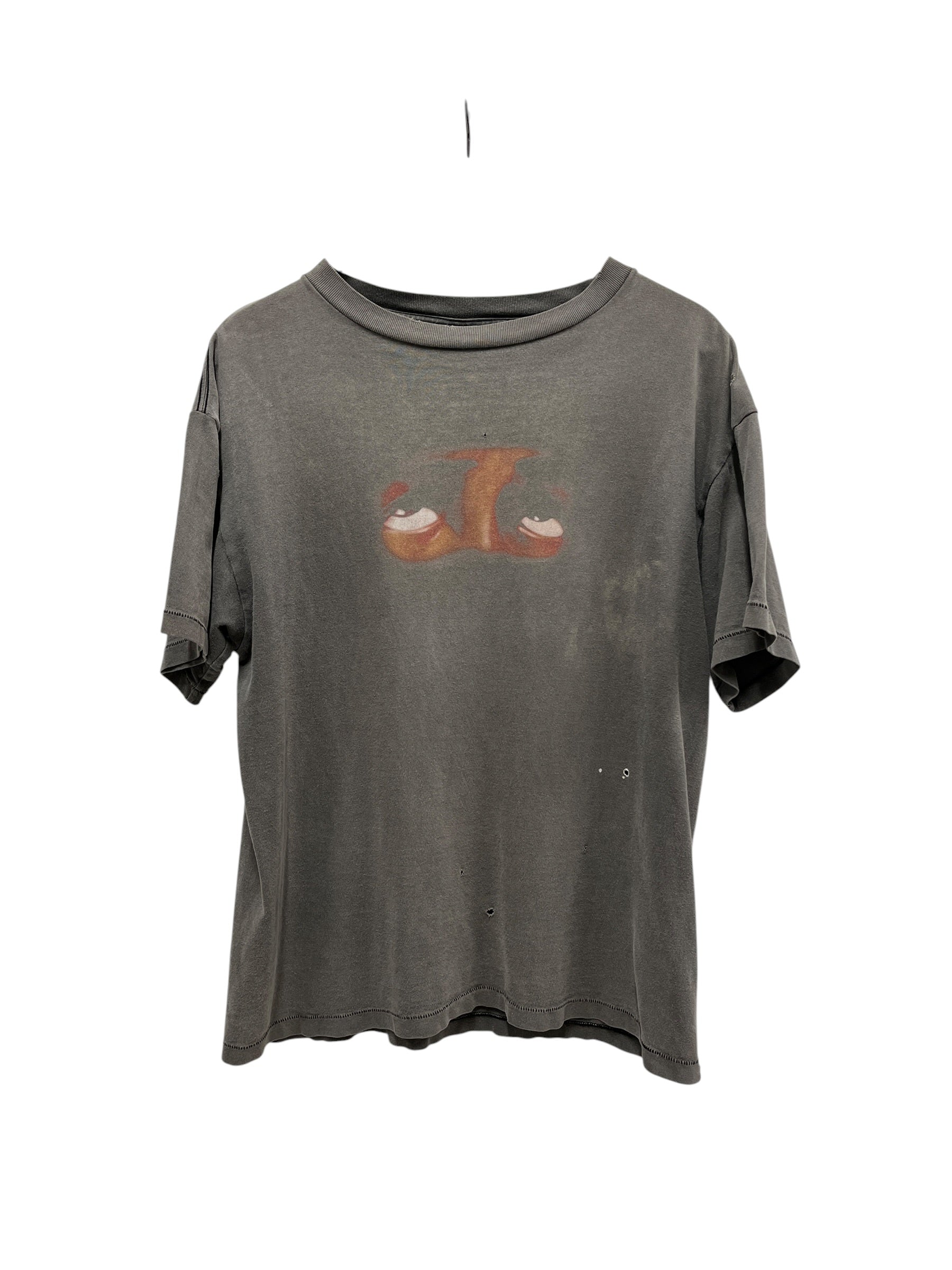 SAINT MICHAEL/T-Shirt/M/Cotton/GRY/Graphic/KING OF KINGS TOUR TEE 2SIDE view 1