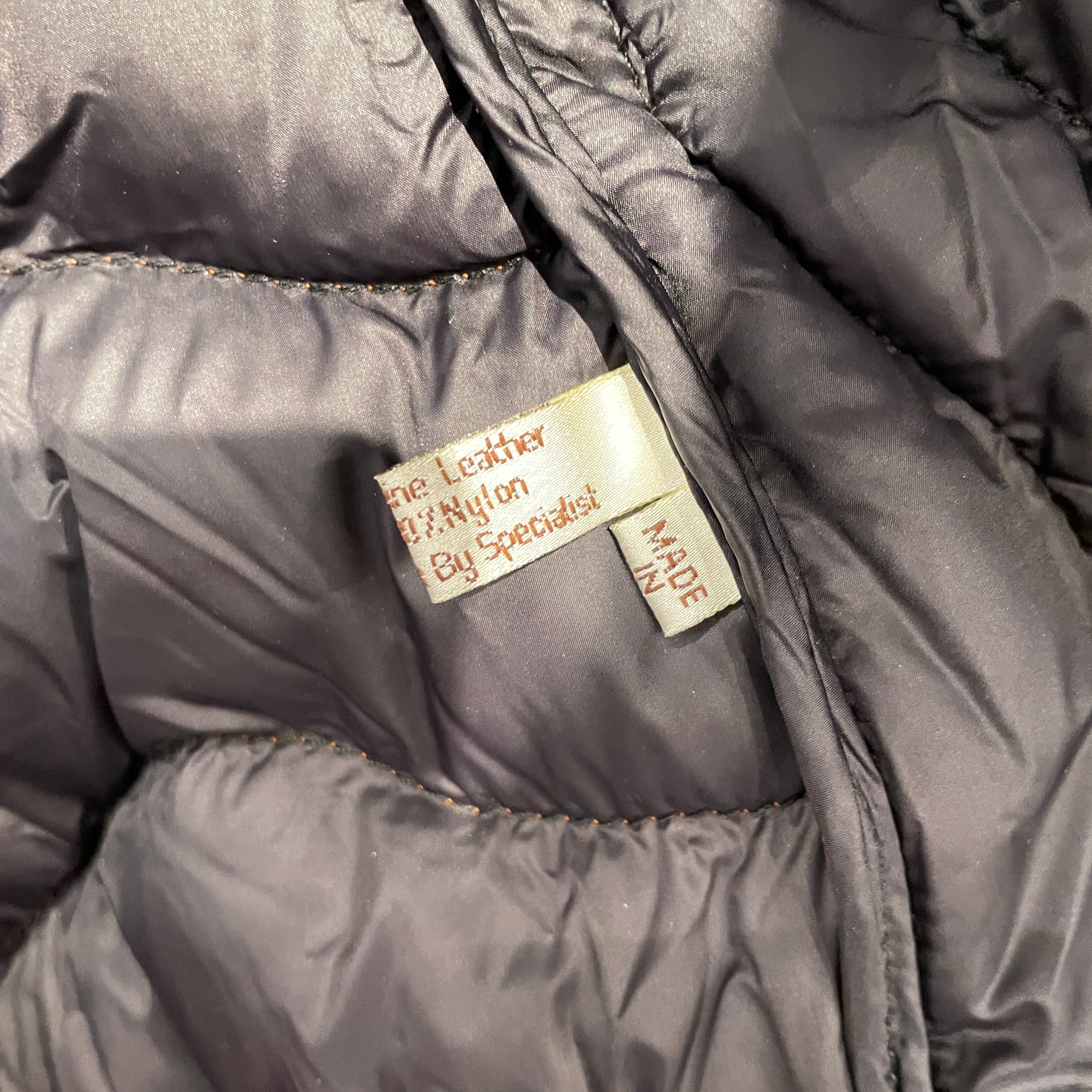 Scully/Puffer Jkt/L/Leather/CML/LEATHER PUFFER view 4