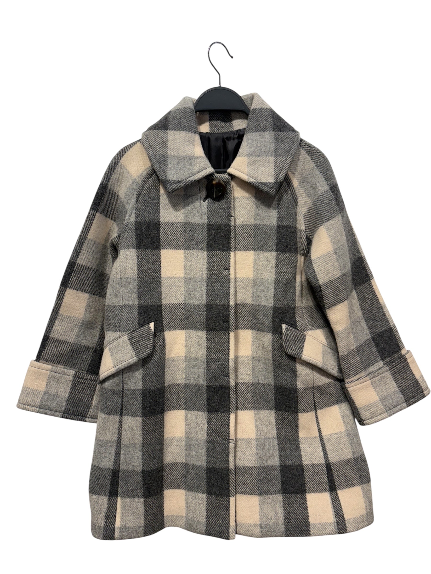 HYSTERIC GLAMOUR/Coat/XS/Plaid/GRY/ view 1