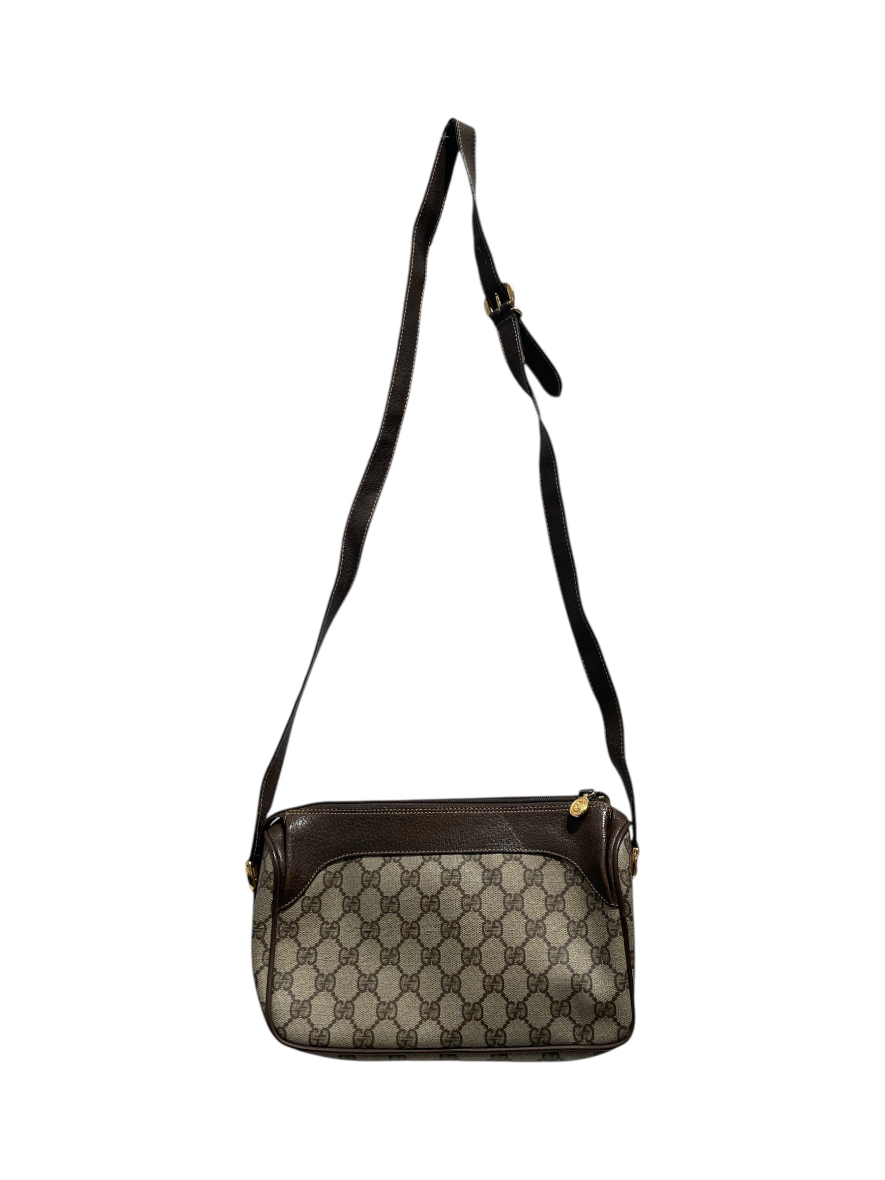 GUCCI/Cross Body Bag/Monogram/KHK/Supreme Ophidia Rectangle view 2