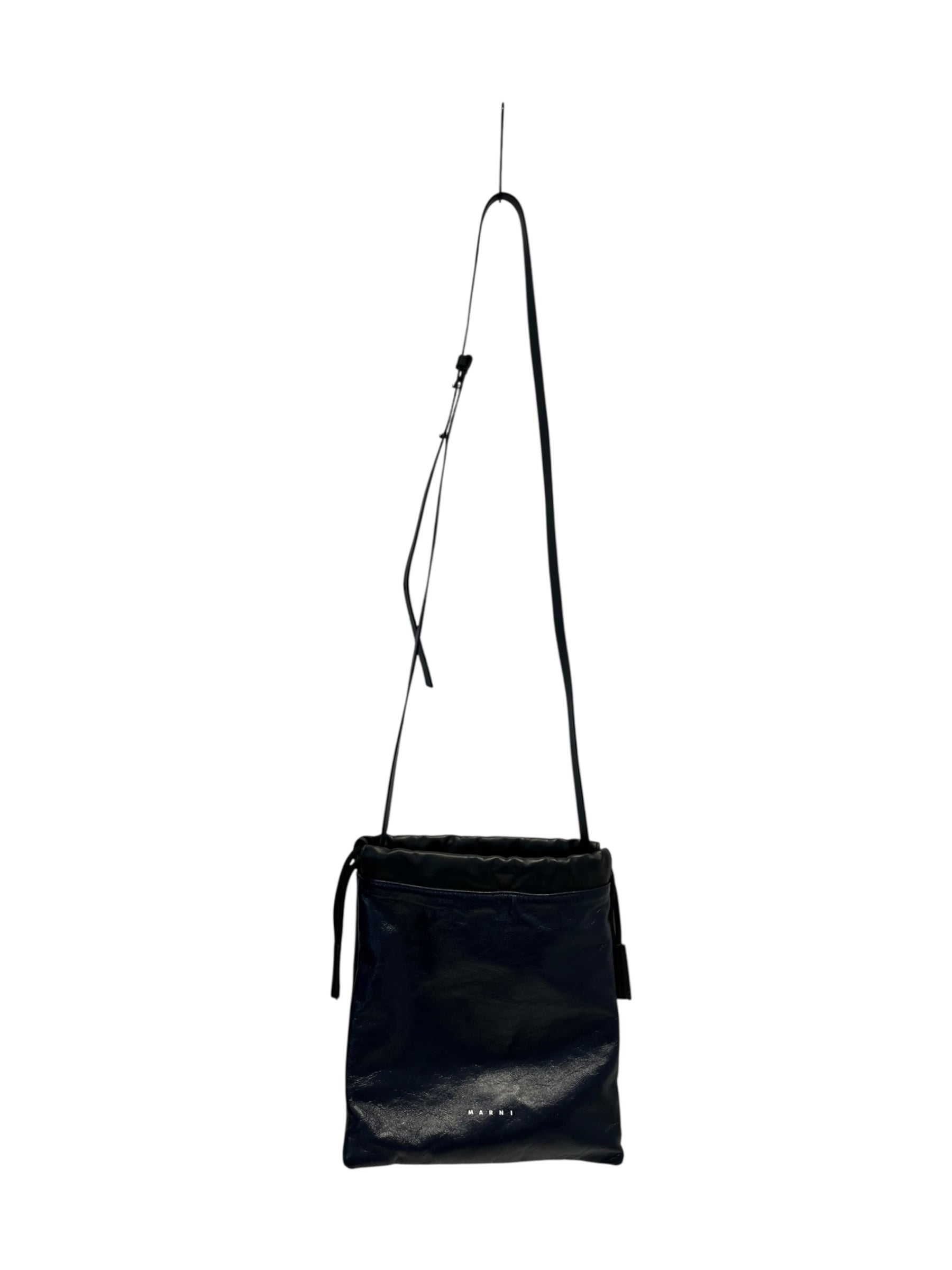 MARNI/Cross Body Bag/Leather/NVY/BLACK AND NAVY MARNI BAG view 1