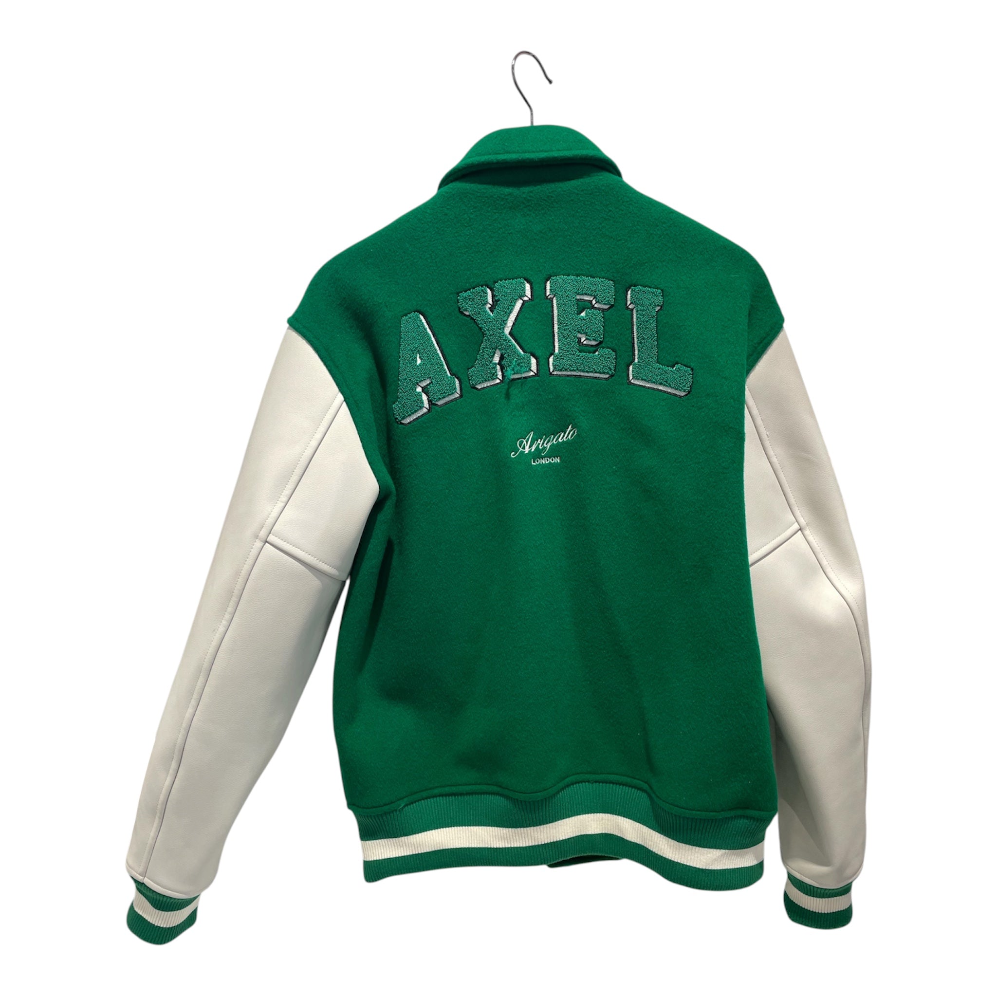 Axel Arigato/Baseball Jkt/M/Wool/GRN/Letterman Jacket view 2