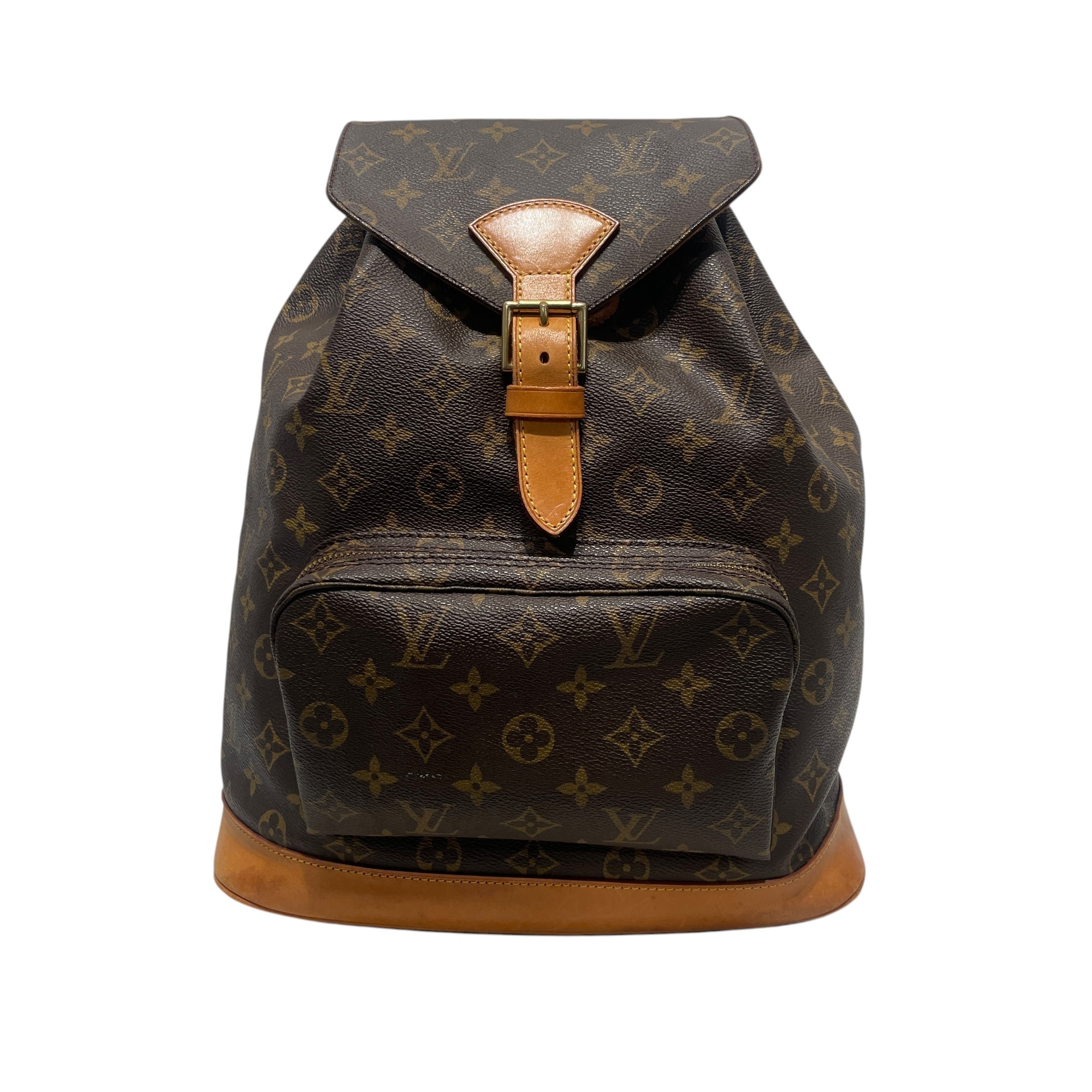 LOUIS VUITTON/Backpack/Monogram/Leather/BRW/MONTSOURIS view 1