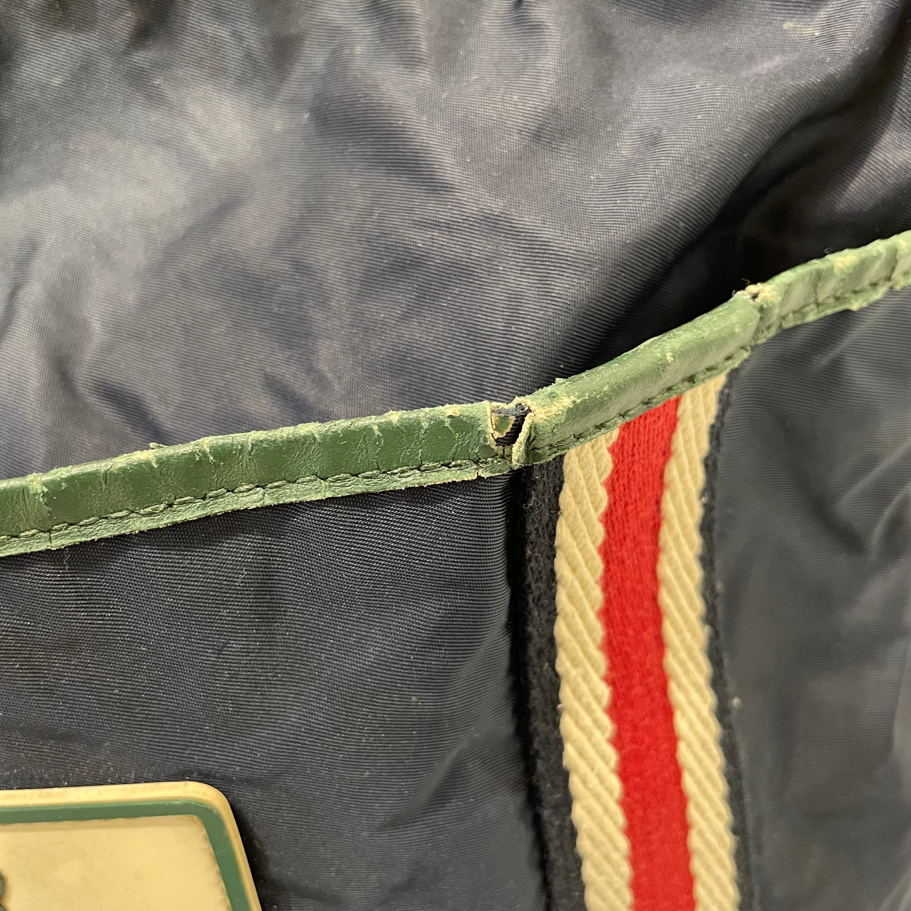 GUCCI/Bag/Rayon/NVY/VINTAGE TOTE view 8