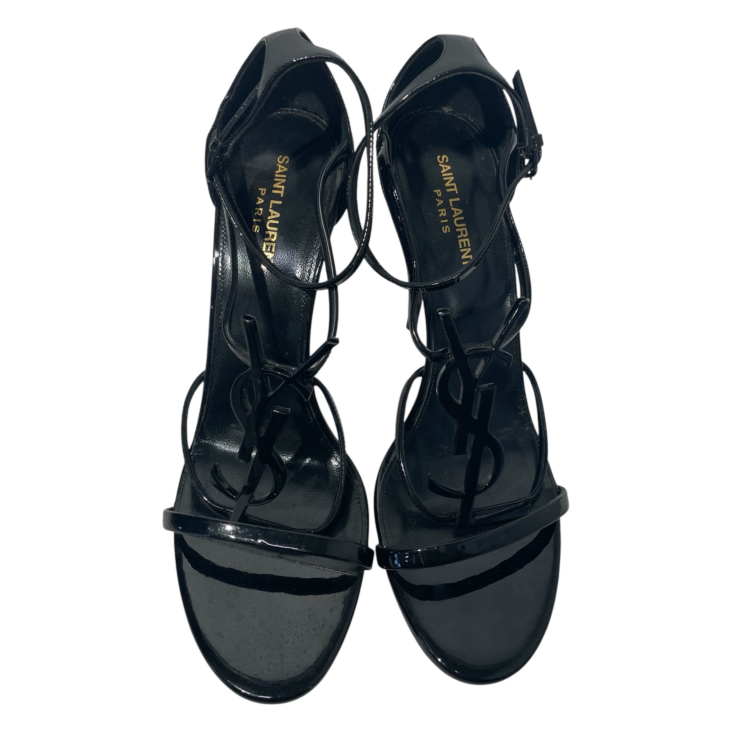 YVES SAINT LAURENT/Heels/EU 42/Leather/BLK/ view 3