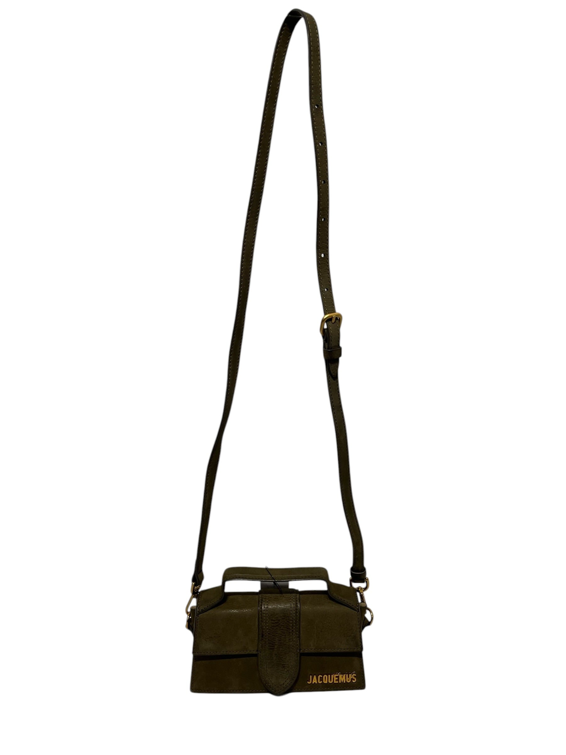JAQUEMUS/Cross Body Bag/Leather/GRN/ view 1