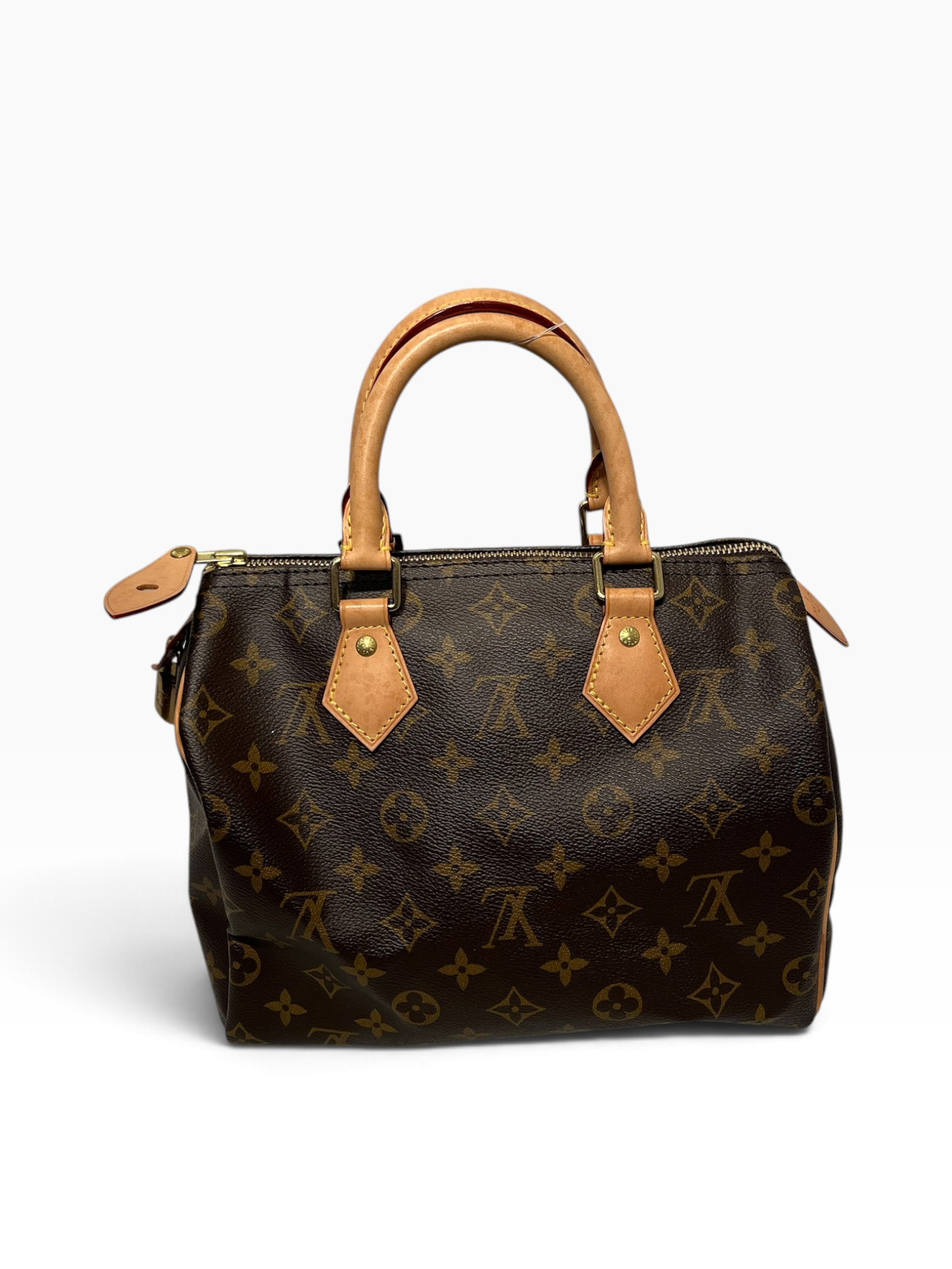 LOUIS VUITTON/Boston Bag/Monogram/Leather/BRW/Speedy Bandouliere view 1