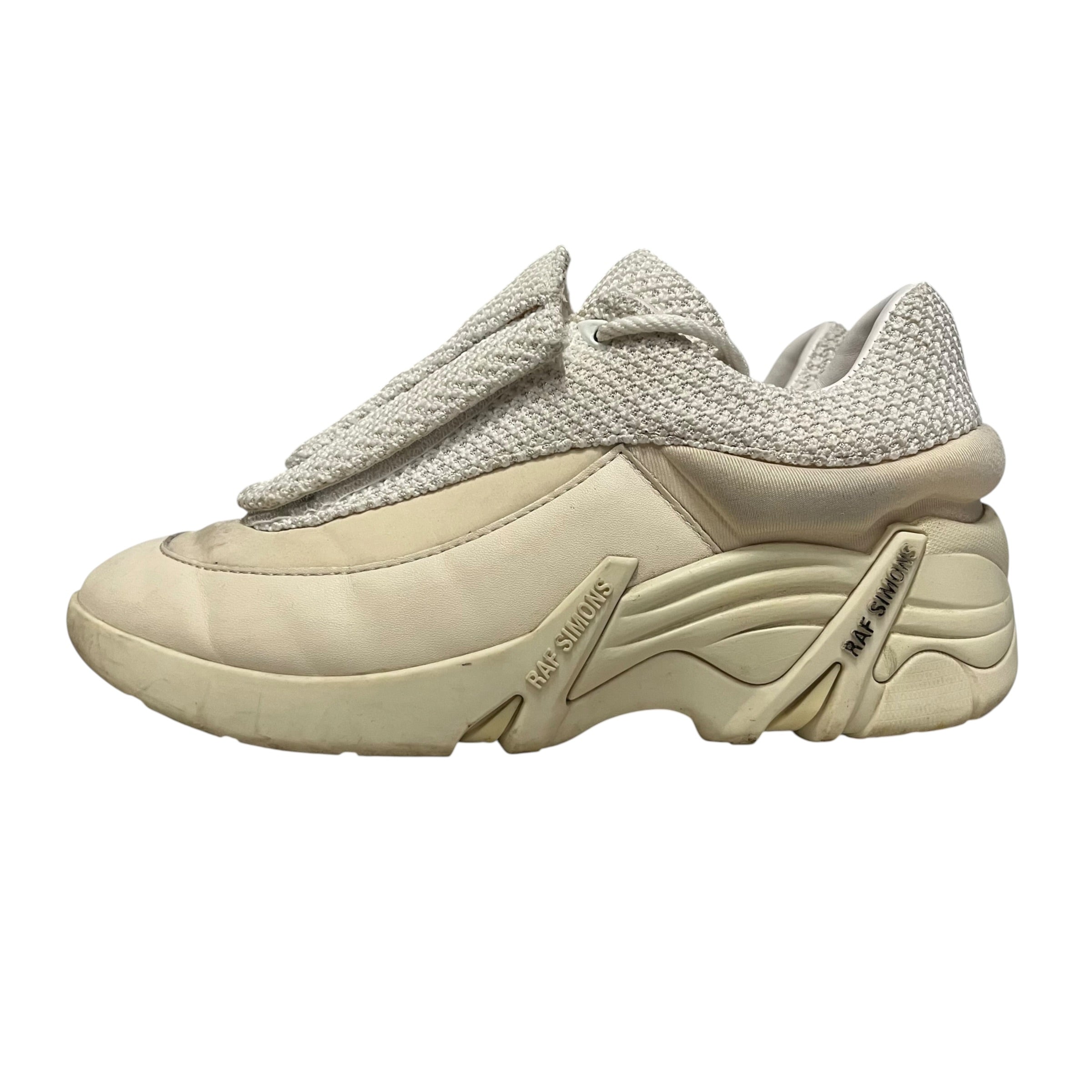 RAF SIMONS/Low-Sneakers/US 6/Nylon/CRM/ANTEI view 3