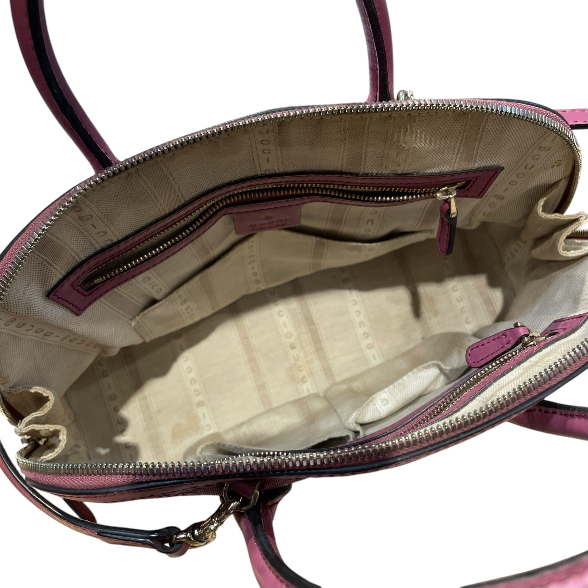 GUCCI/Hand Bag/Monogram/Leather/PPL/Studded Dome Tote view 6