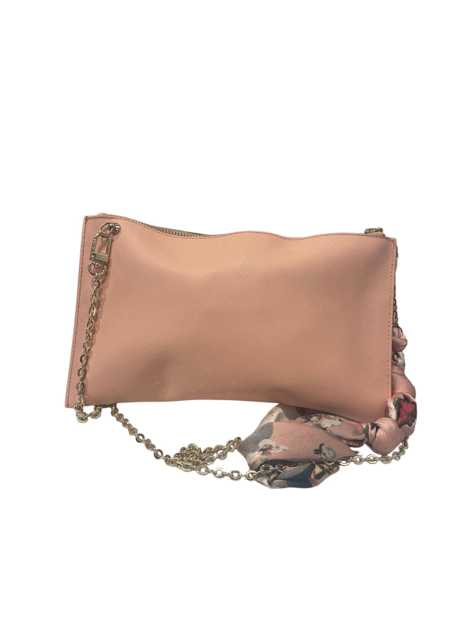 Vivienne Westwood/Cross Body Bag/Leather/PNK/scarf tied onto zip pull view 2